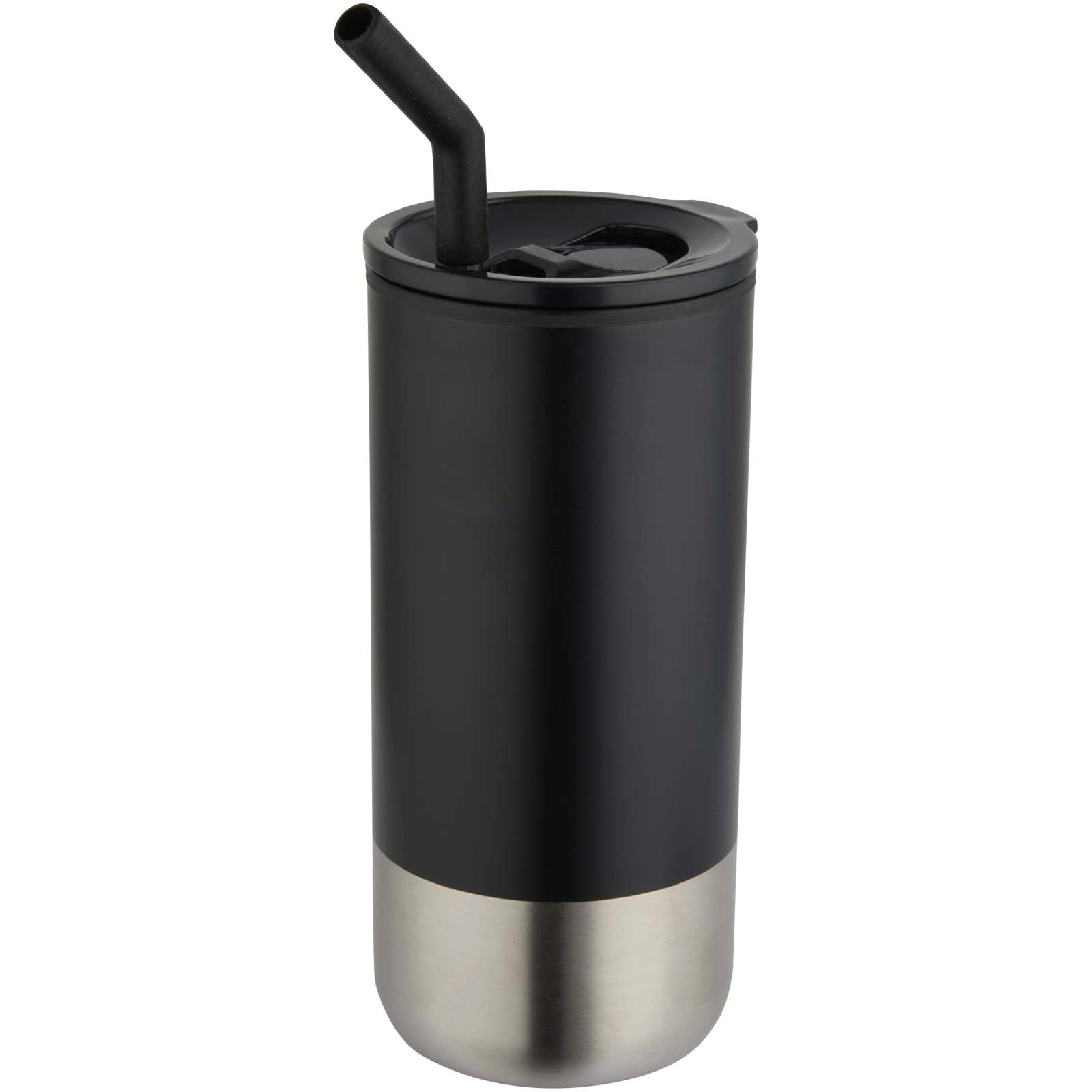 Immagine Bicchiere termico in materiale certificato RCS con cannuccia Grayson da 480 ml