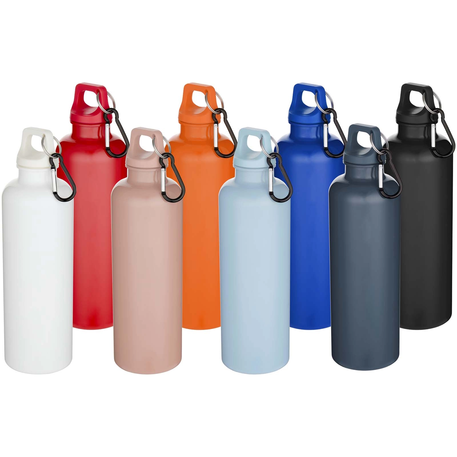 Immagine Borraccia in plastica riciclata RCS in tinta unita con moschettone Oregon da 750 ml