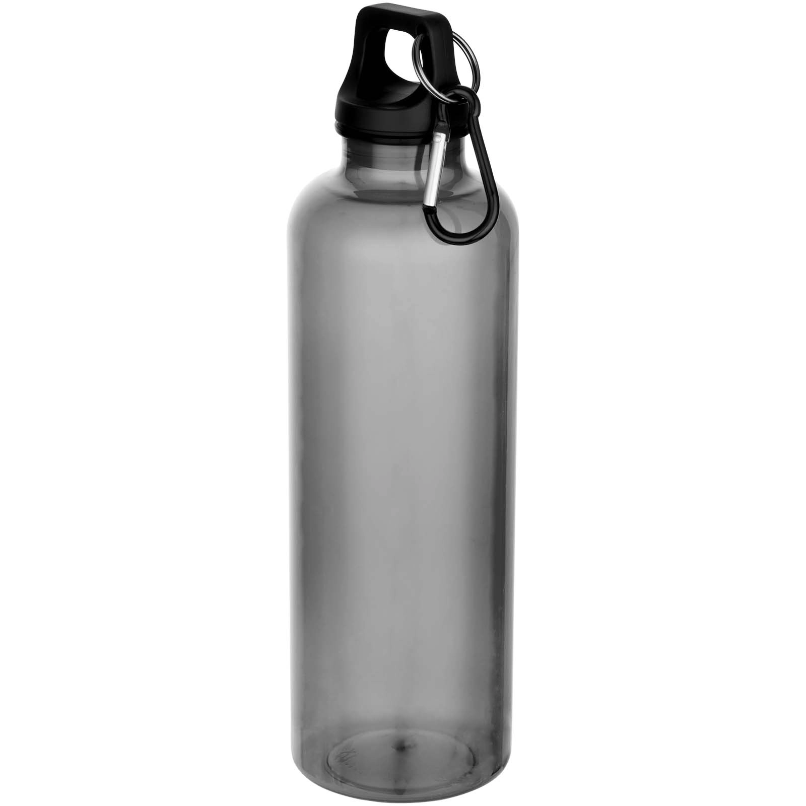 Immagine Borraccia in plastica riciclata certificata RCS da 750 ml con moschettone Oregon