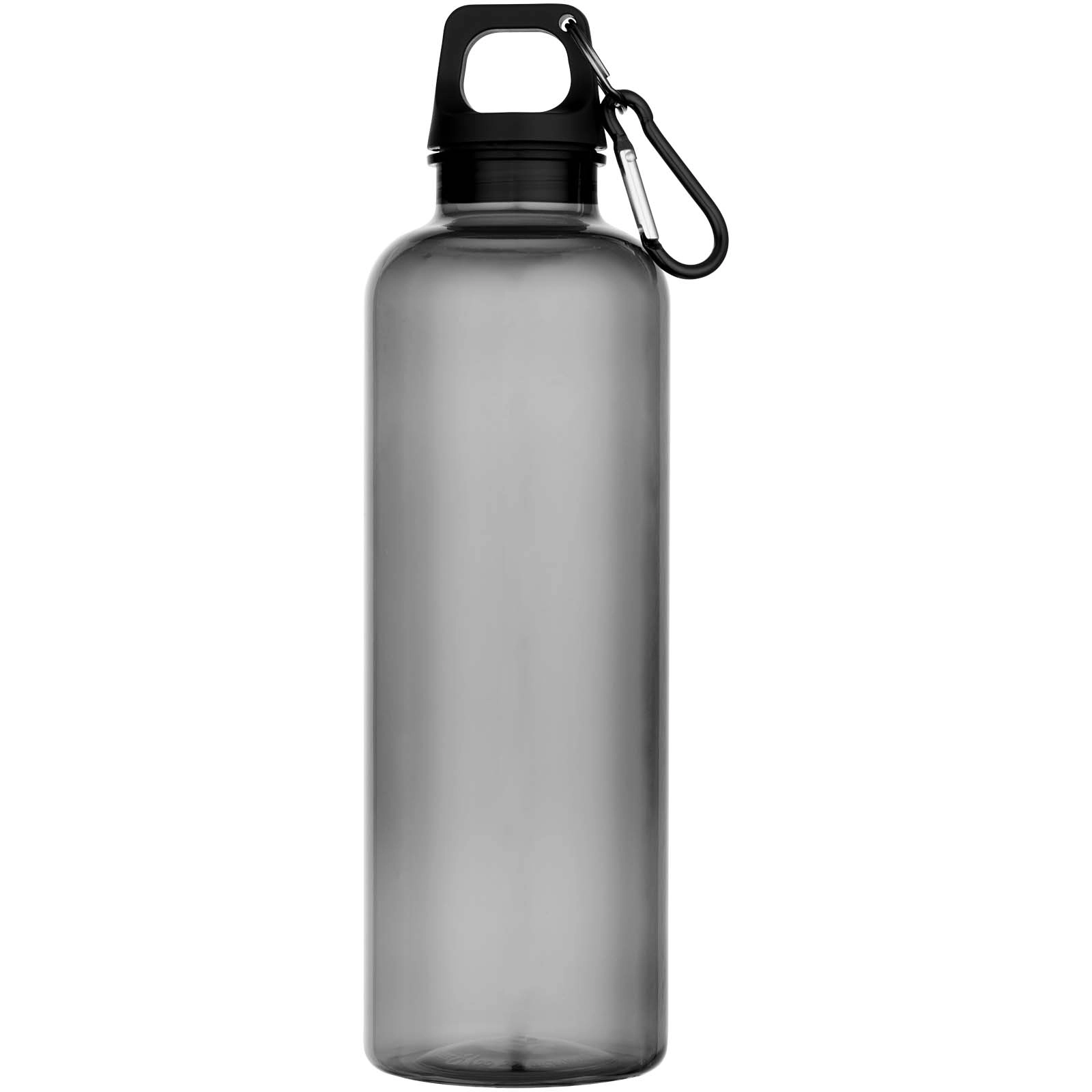 Immagine Borraccia in plastica riciclata certificata RCS da 750 ml con moschettone Oregon