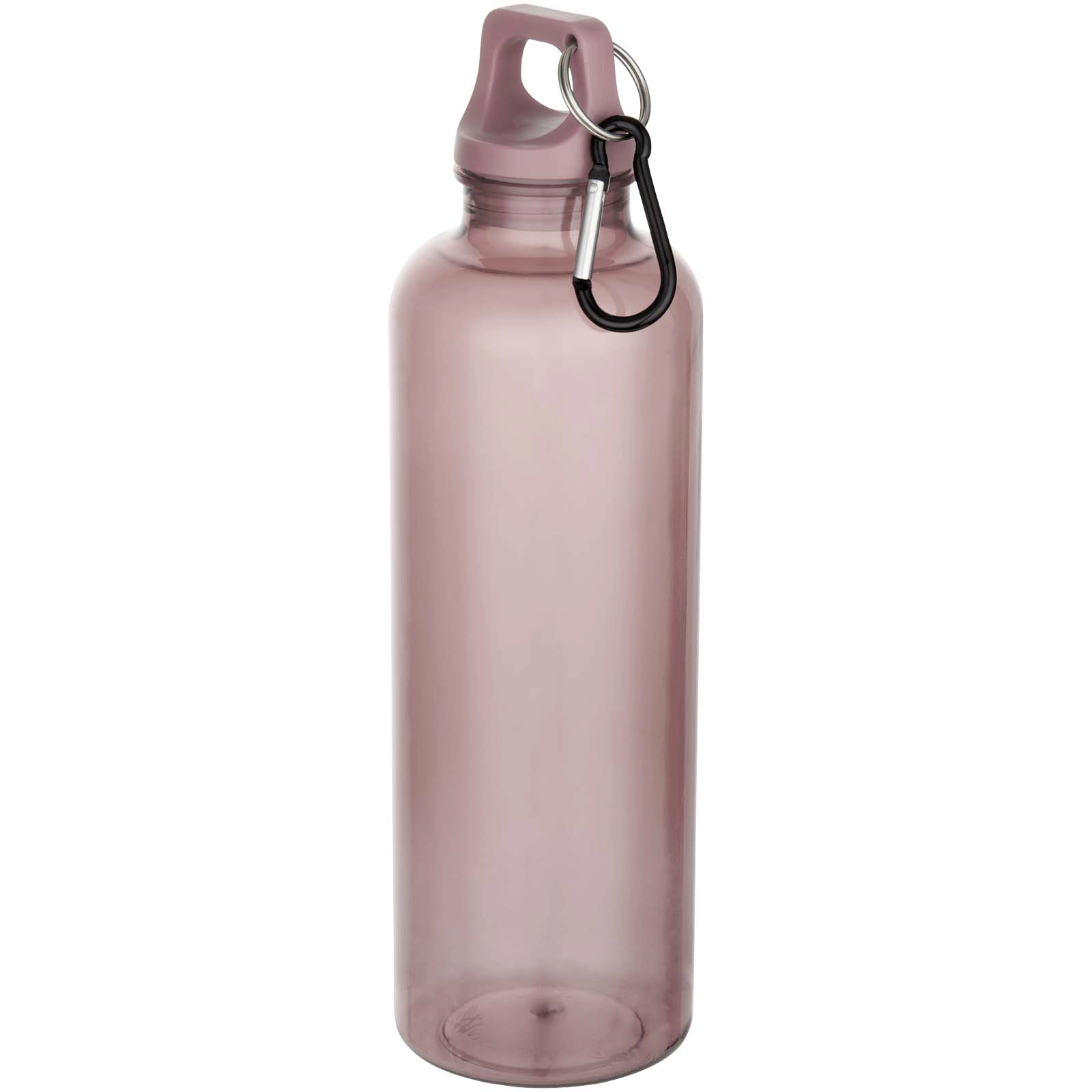 Immagine Borraccia in plastica riciclata certificata RCS da 750 ml con moschettone Oregon