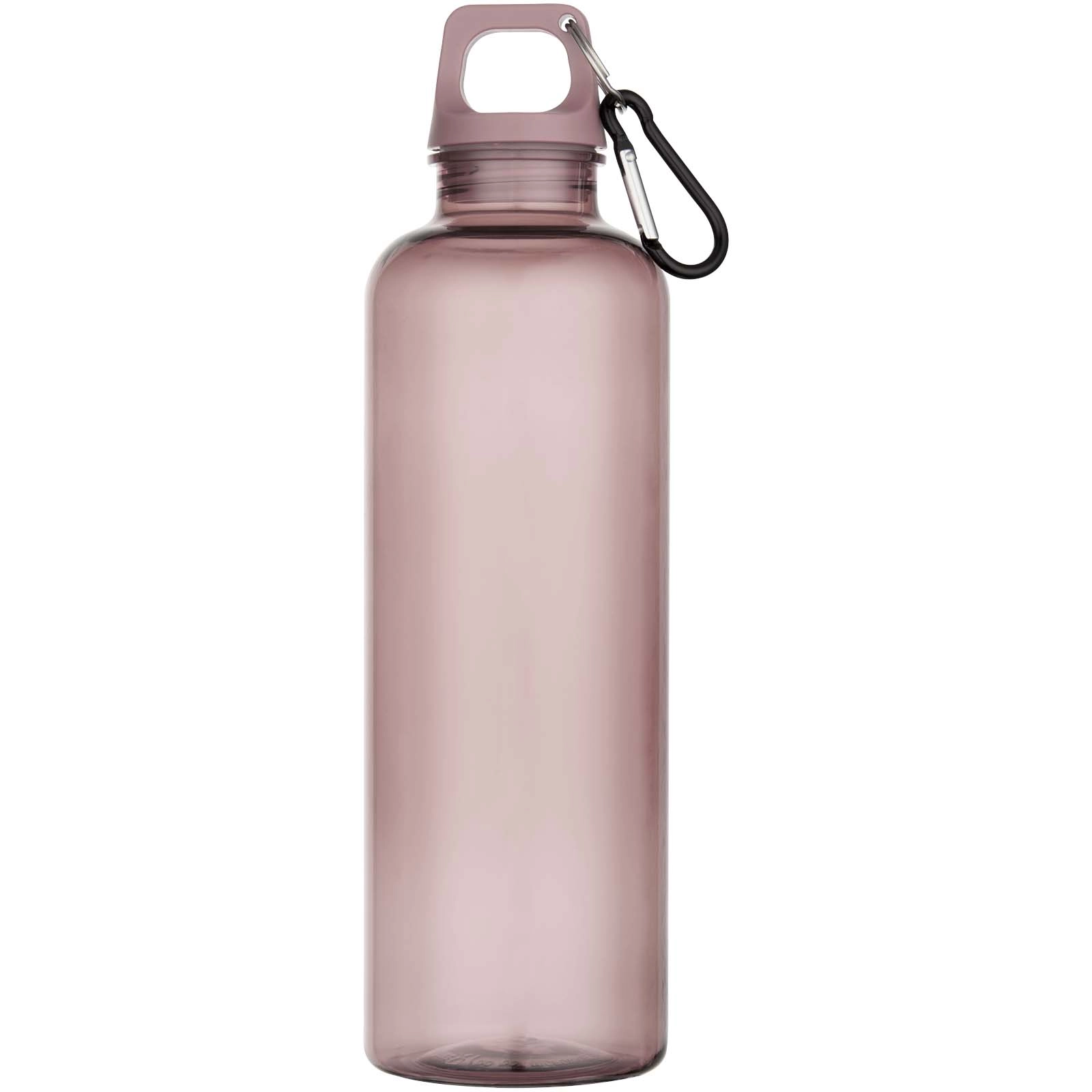Immagine Borraccia in plastica riciclata certificata RCS da 750 ml con moschettone Oregon