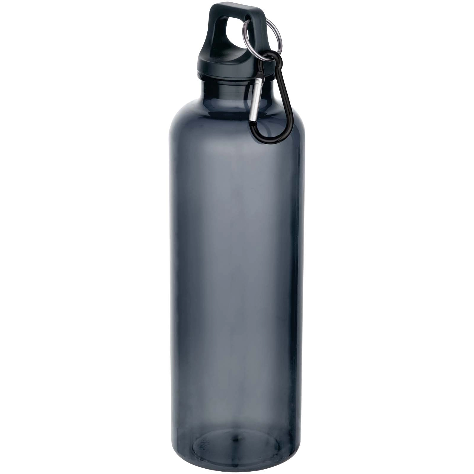 Immagine Borraccia in plastica riciclata certificata RCS da 750 ml con moschettone Oregon
