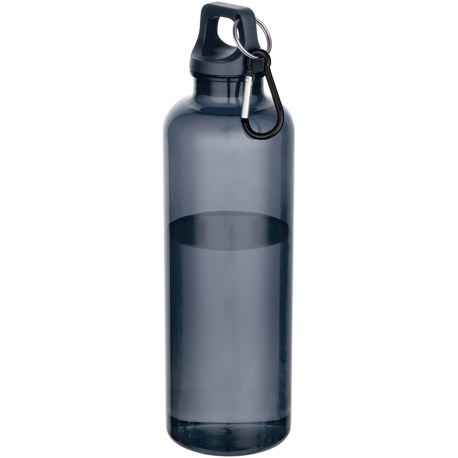 Immagine Borraccia in plastica riciclata certificata RCS da 750 ml con moschettone Oregon