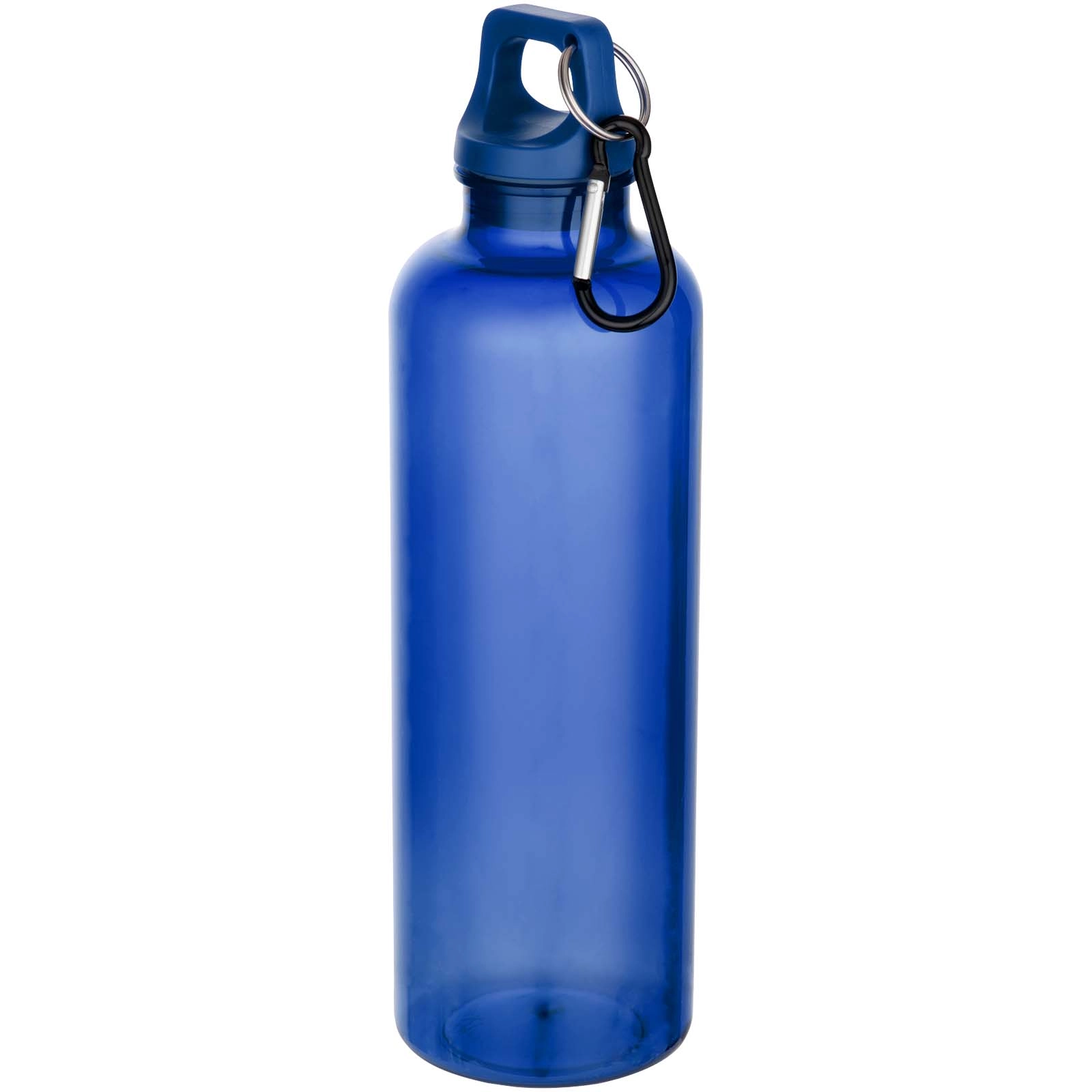 Immagine Borraccia in plastica riciclata certificata RCS da 750 ml con moschettone Oregon