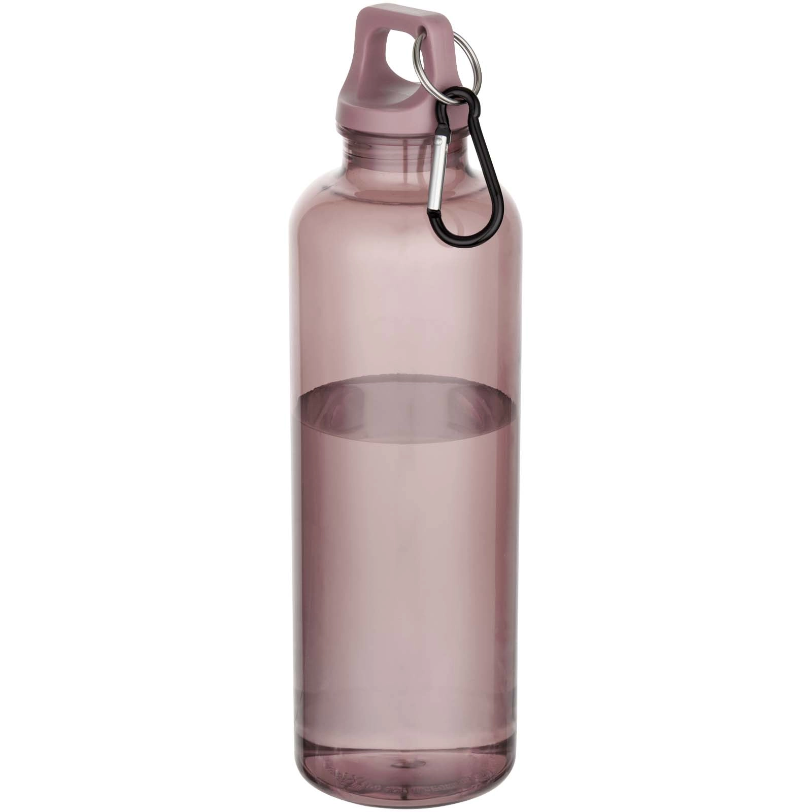Immagine Borraccia in plastica riciclata certificata RCS da 750 ml con moschettone Oregon