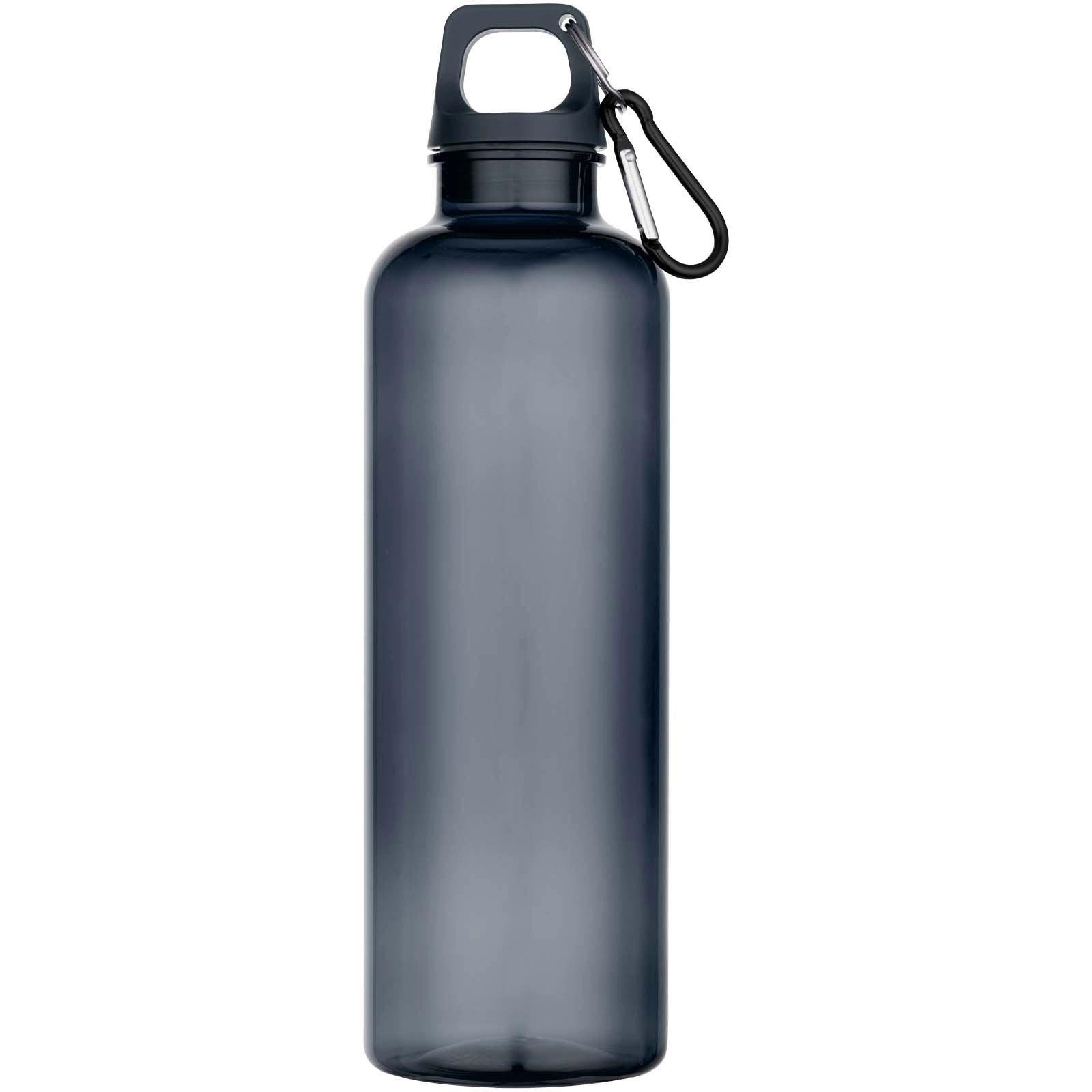 Immagine Borraccia in plastica riciclata certificata RCS da 750 ml con moschettone Oregon