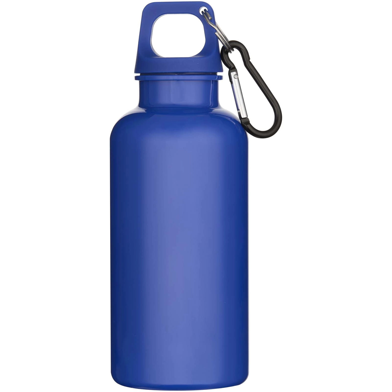 Immagine Borraccia in plastica riciclata RCS in tinta unita da 400 ml con moschettone Oregon 