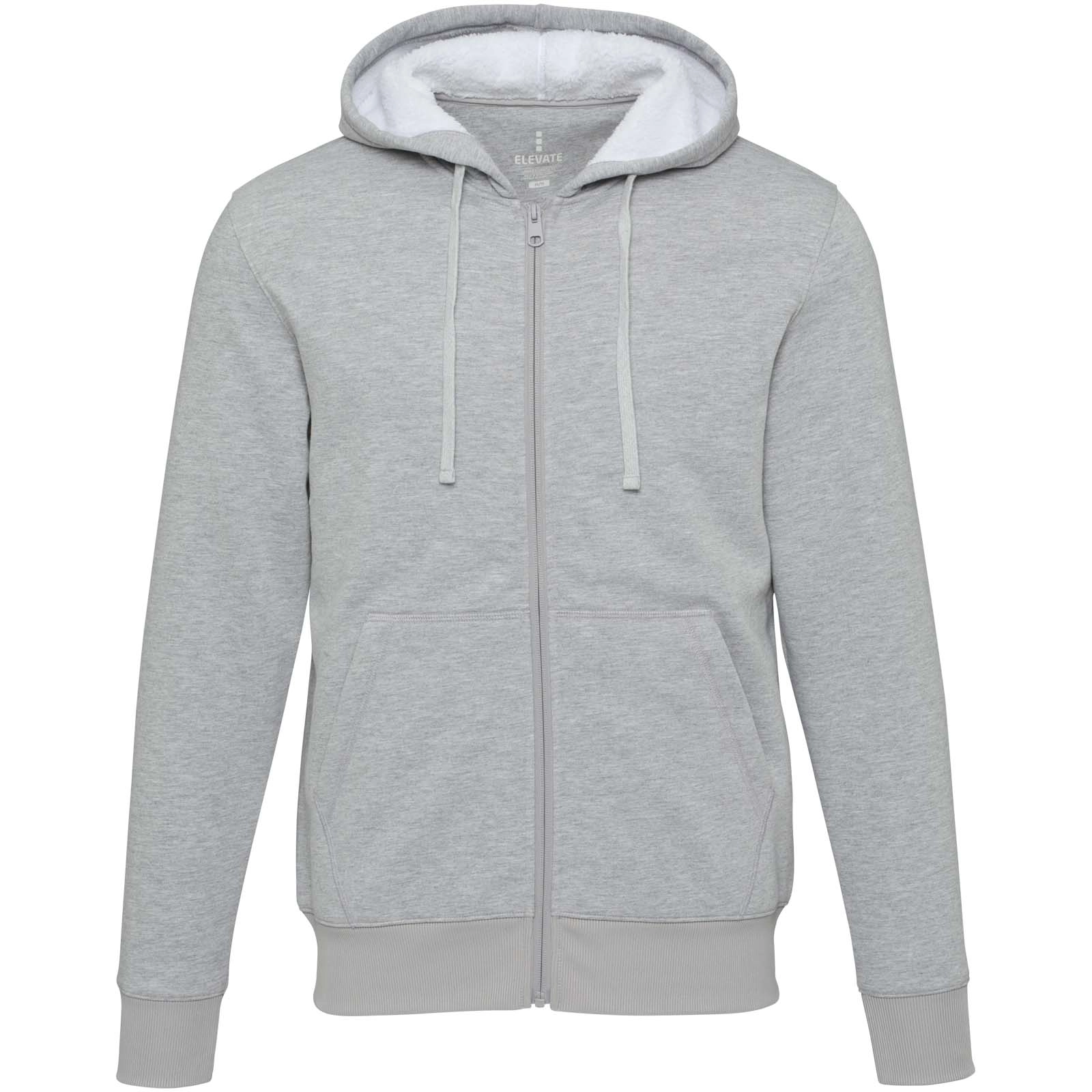 Immagine Felpa con cappuccio e zip intera in sherpa da 320 g/m² Natron