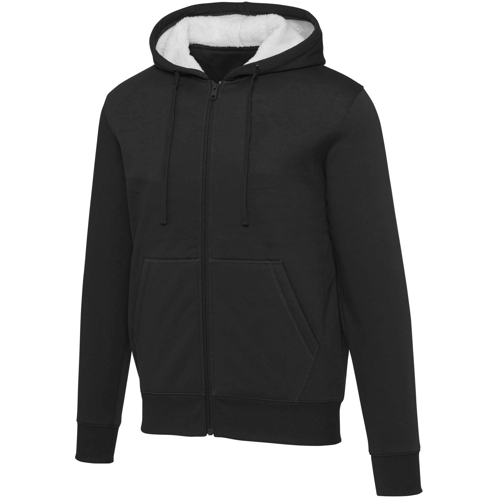 Immagine Felpa con cappuccio e zip intera in sherpa da 320 g/m² Natron