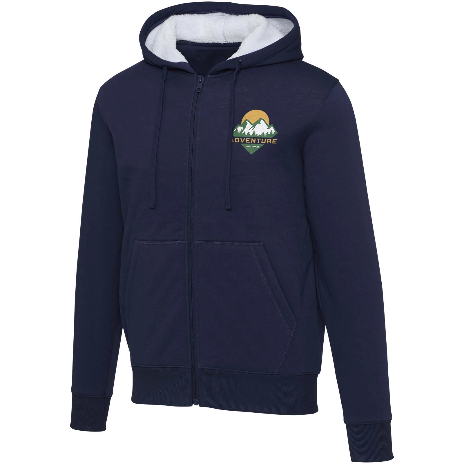 Immagine Felpa con cappuccio e zip intera in sherpa da 320 g/m² Natron