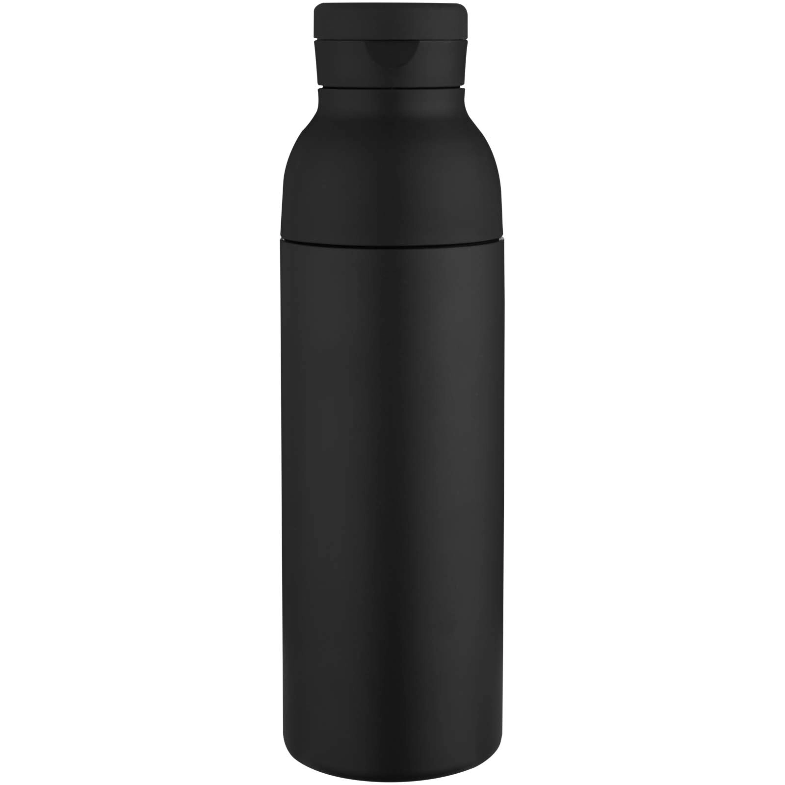 Immagine Borraccia in acciaio inossidabile riciclato certificato RCS a doppia parete da 650 ml con set di coperchi da 3 pezzi Illumina