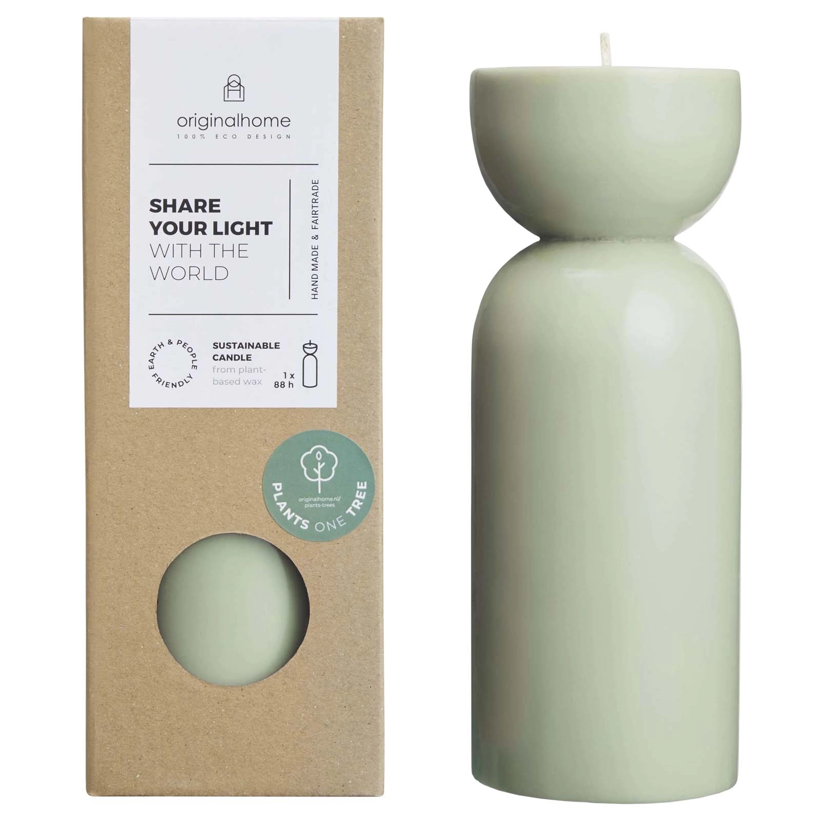 Immagine Candela media in materiale biologico Originalhome