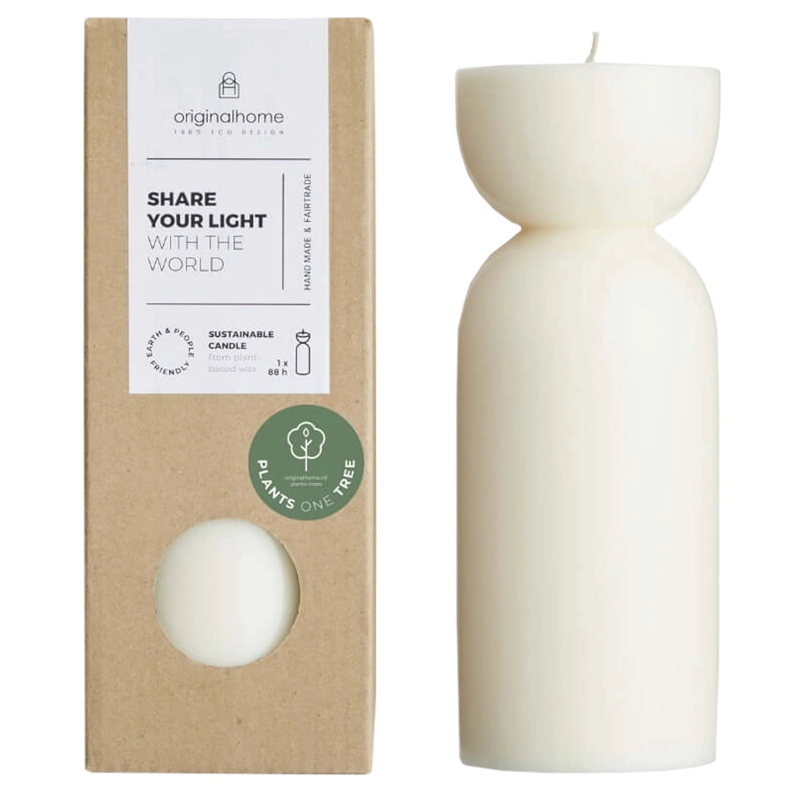 Immagine Candela media in materiale biologico Originalhome