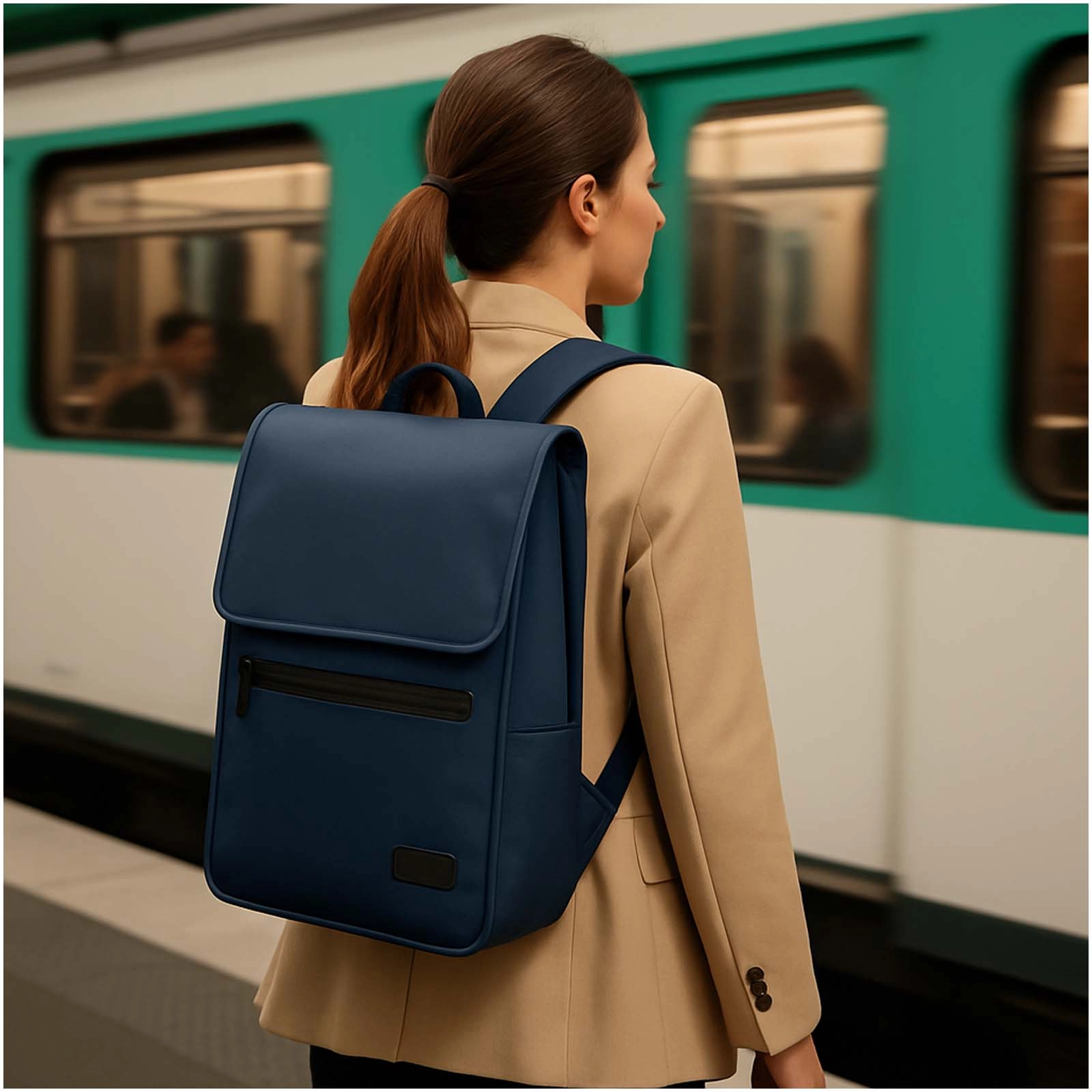 Immagine Zaino per portatile in tessuto riciclato SCX.design L16 MagPack 