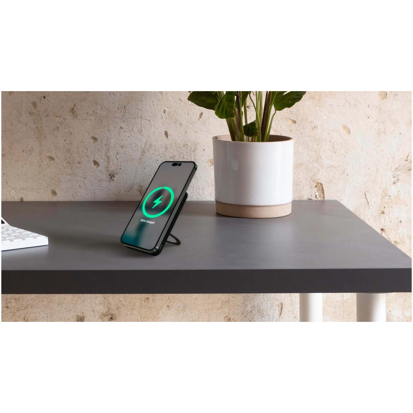 Immagine Power bank da 5000 mAh con anello pieghevole SCX.design P28