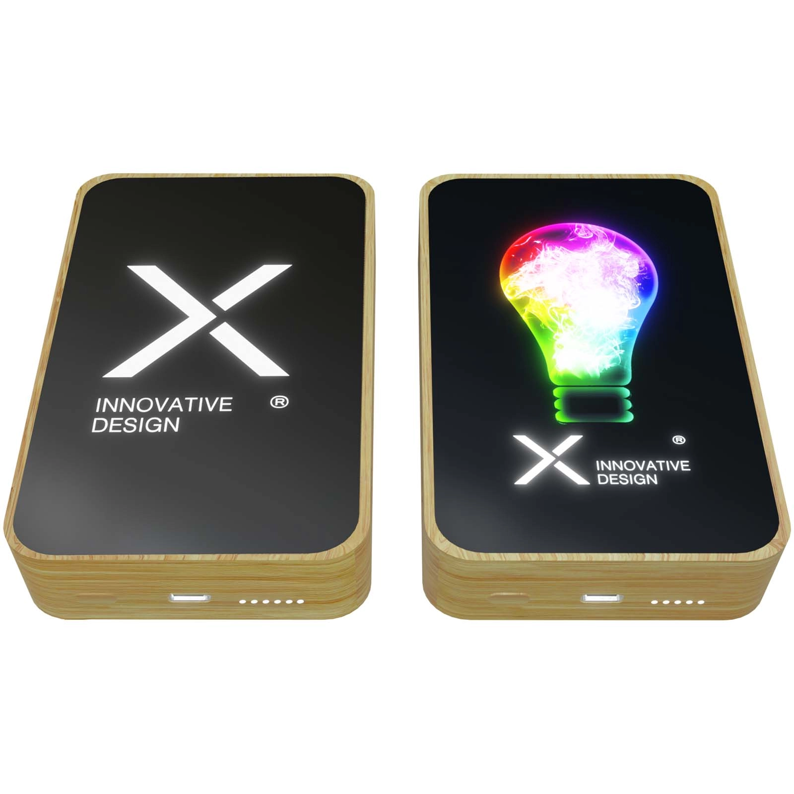 Immagine Power bank in bamboo 10.000 mAh MagSafe SCX.design P27