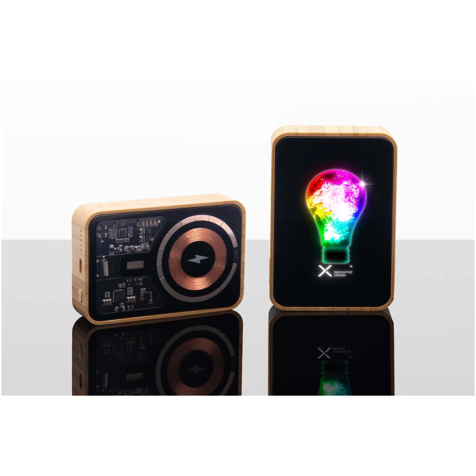 Immagine Power bank in bamboo 10.000 mAh MagSafe SCX.design P27