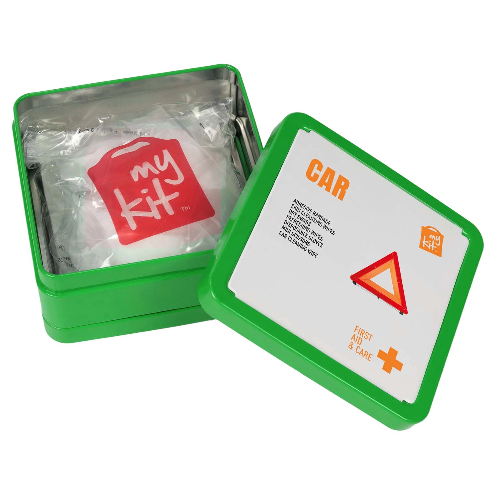Immagine Kit di primo soccorso in scatola di latta per auto MyKit
