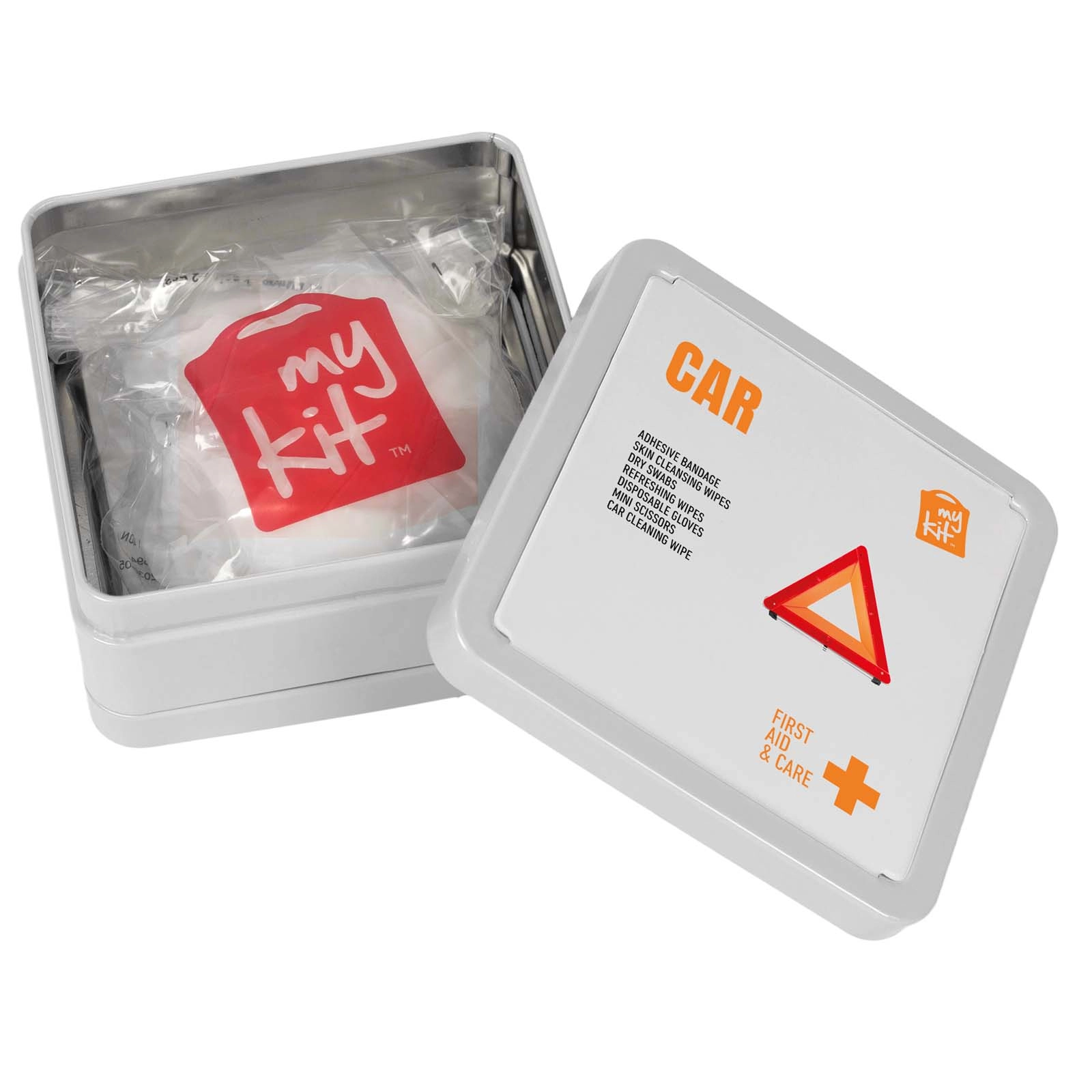 Immagine Kit di primo soccorso in scatola di latta per auto MyKit