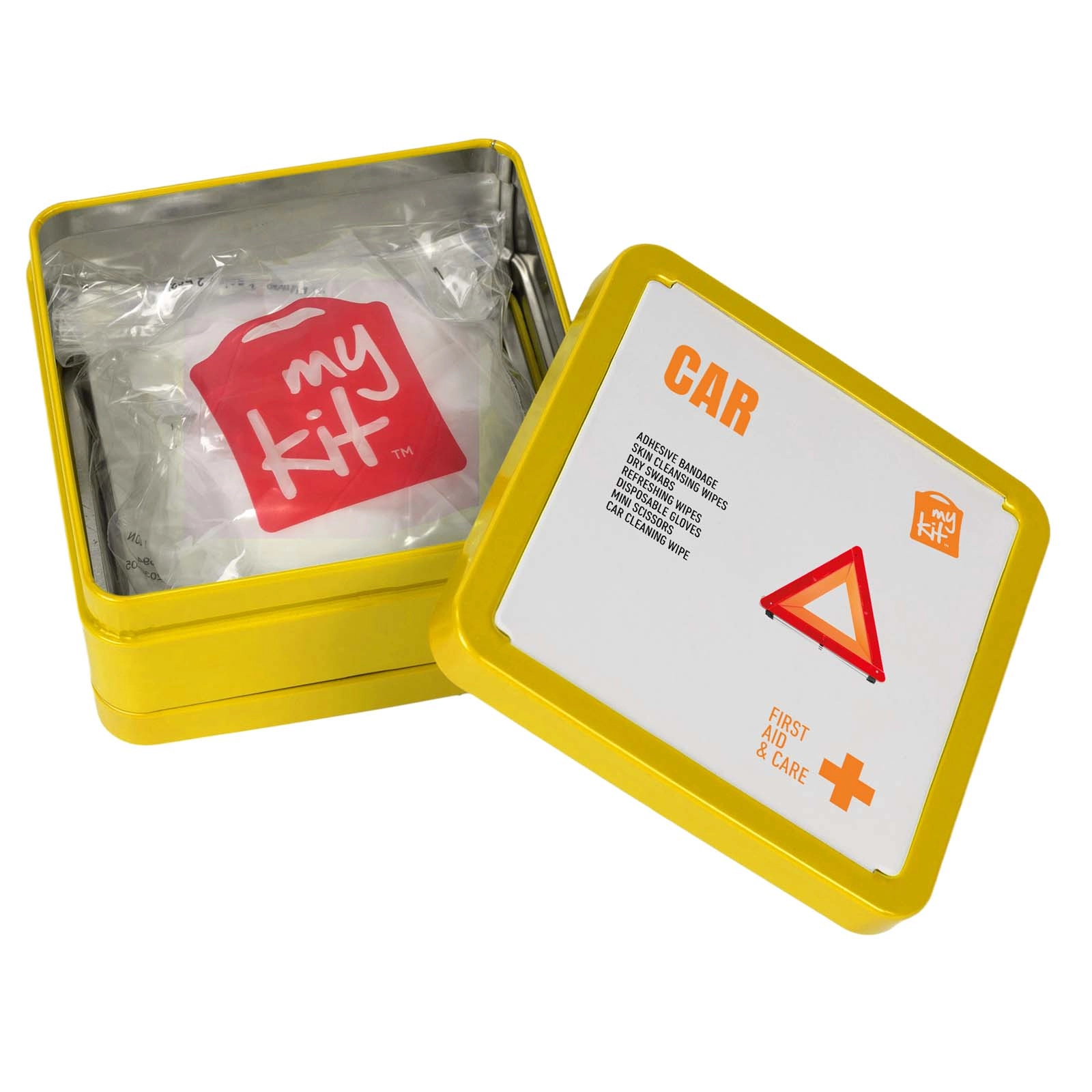 Immagine Kit di primo soccorso in scatola di latta per auto MyKit