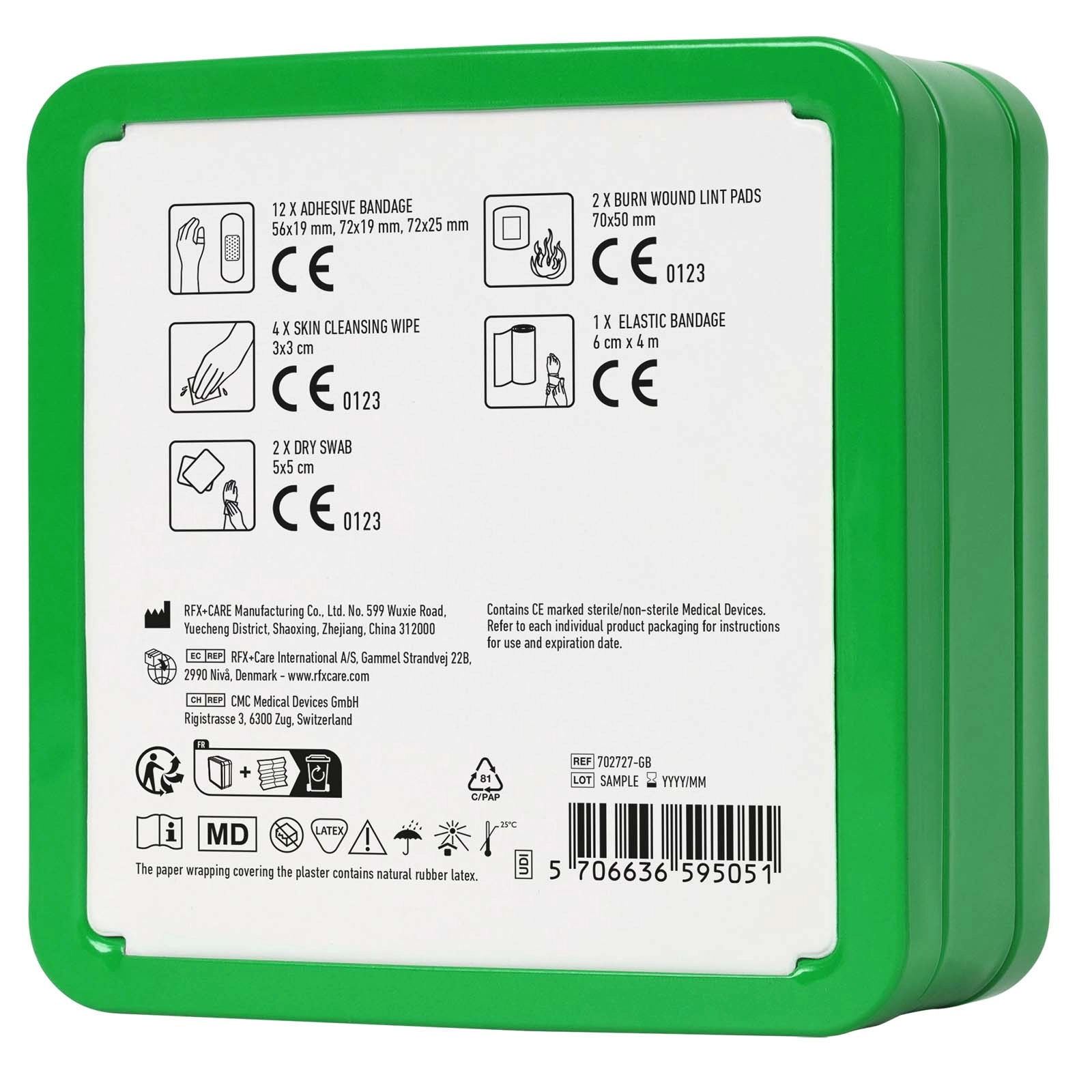 Immagine Kit di primo soccorso in scatola di latta Mykit