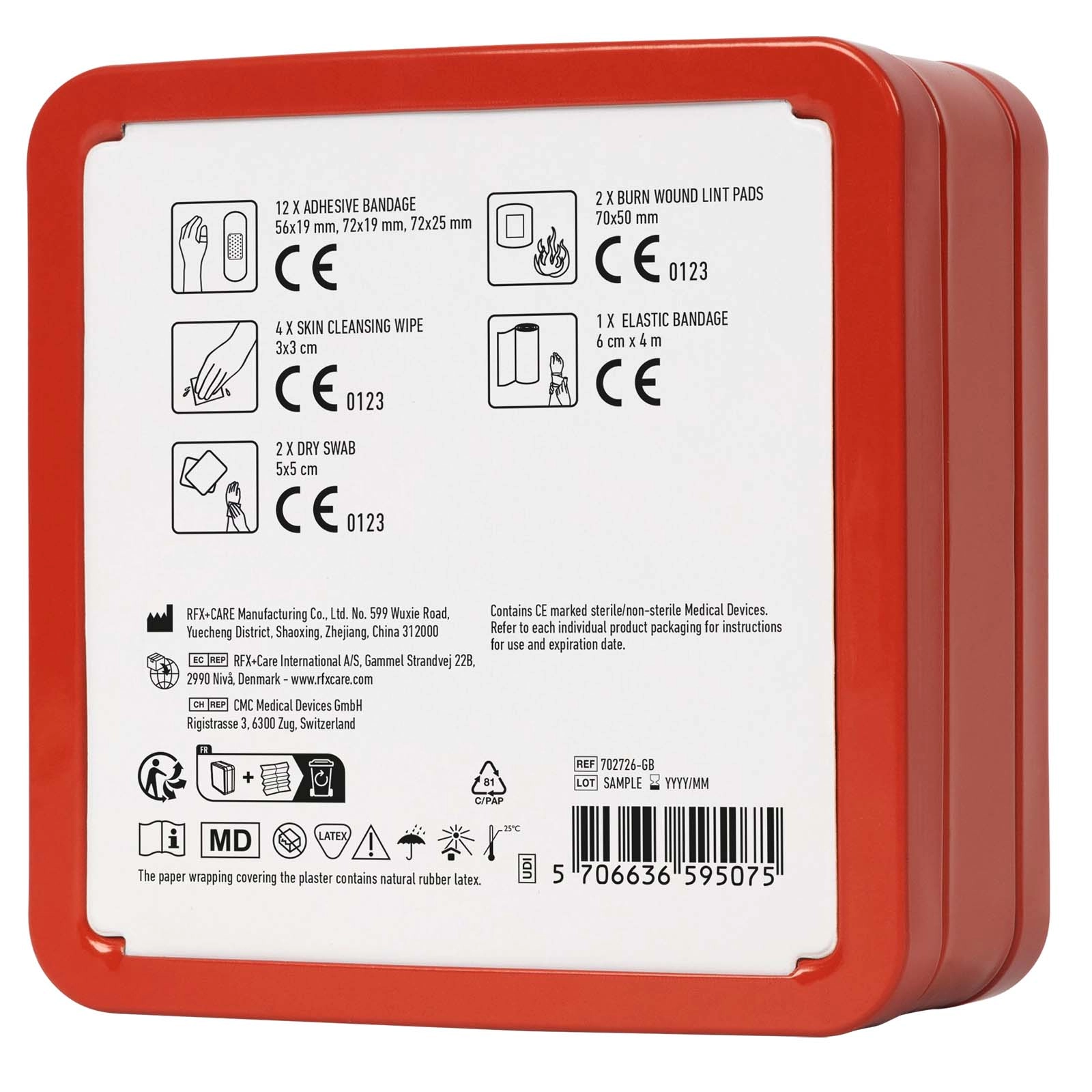 Immagine Kit di primo soccorso in scatola di latta Mykit