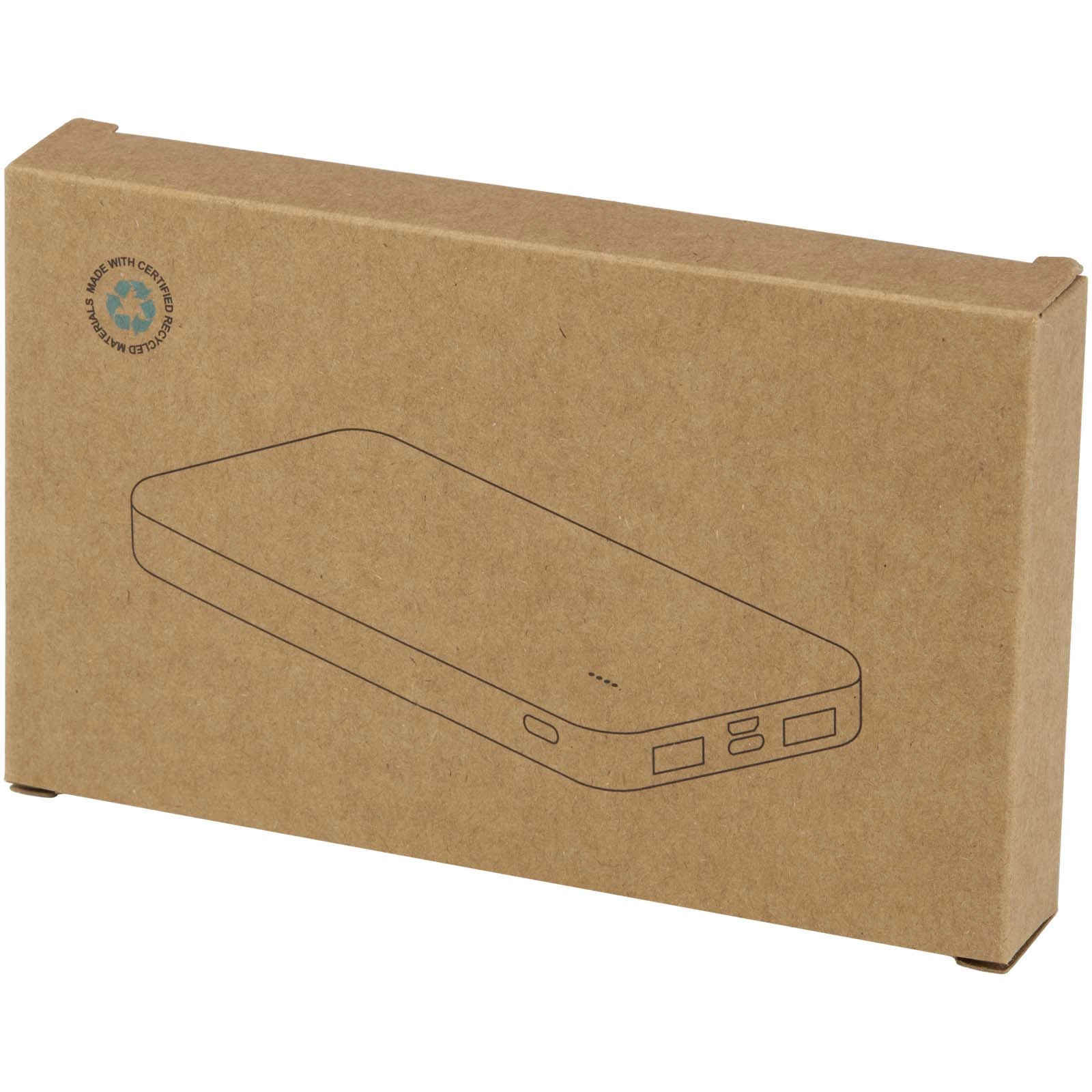Immagine Power bank da 10.000 mAh e 10 W in plastica riciclata Intan