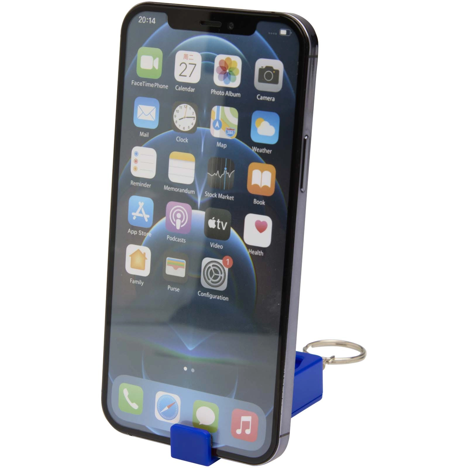 Immagine Supporto per telefono con giocattolo antistress in plastica riciclata Aggia