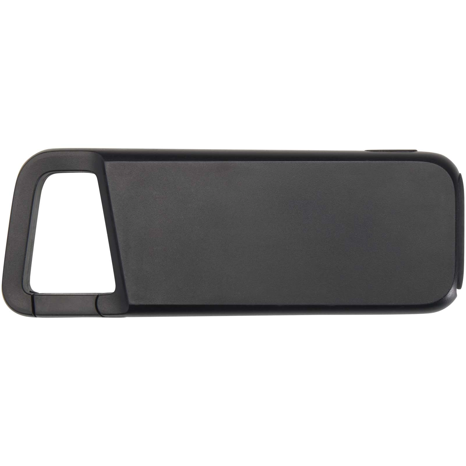 Immagine Power bank impermeabile in plastica riciclata da 5.000 mAh e 12 W con moschettone Alkes