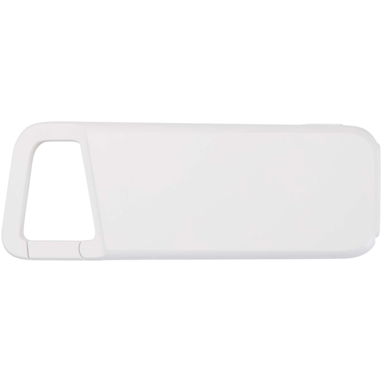 Immagine Power bank impermeabile in plastica riciclata da 5.000 mAh e 12 W con moschettone Alkes