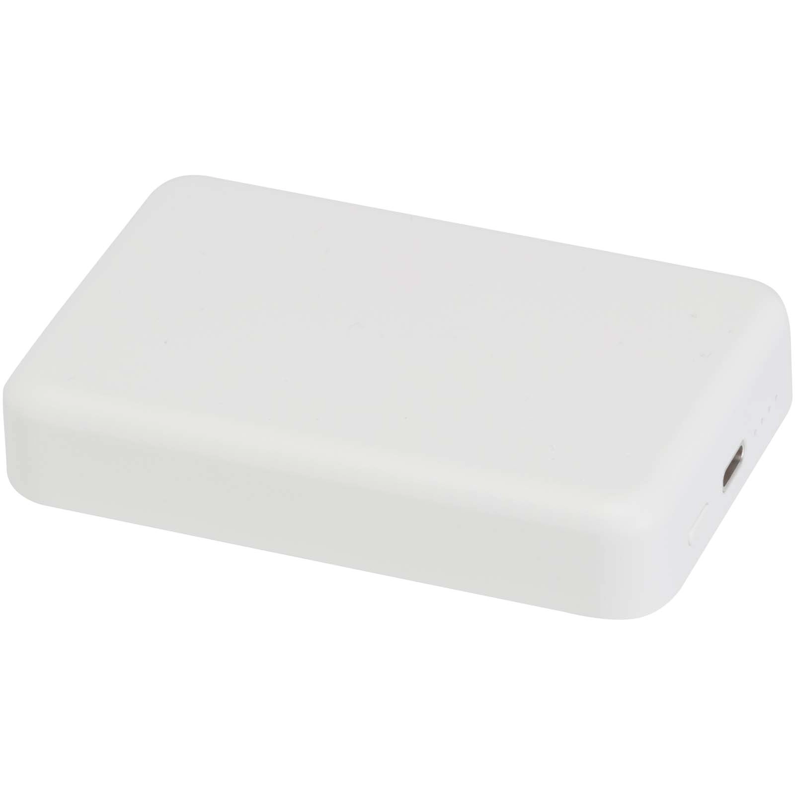 Immagine Power bank magnetico wireless da 10.000 mAh e 15 W con 20 W PD in plastica riciclata Acrab