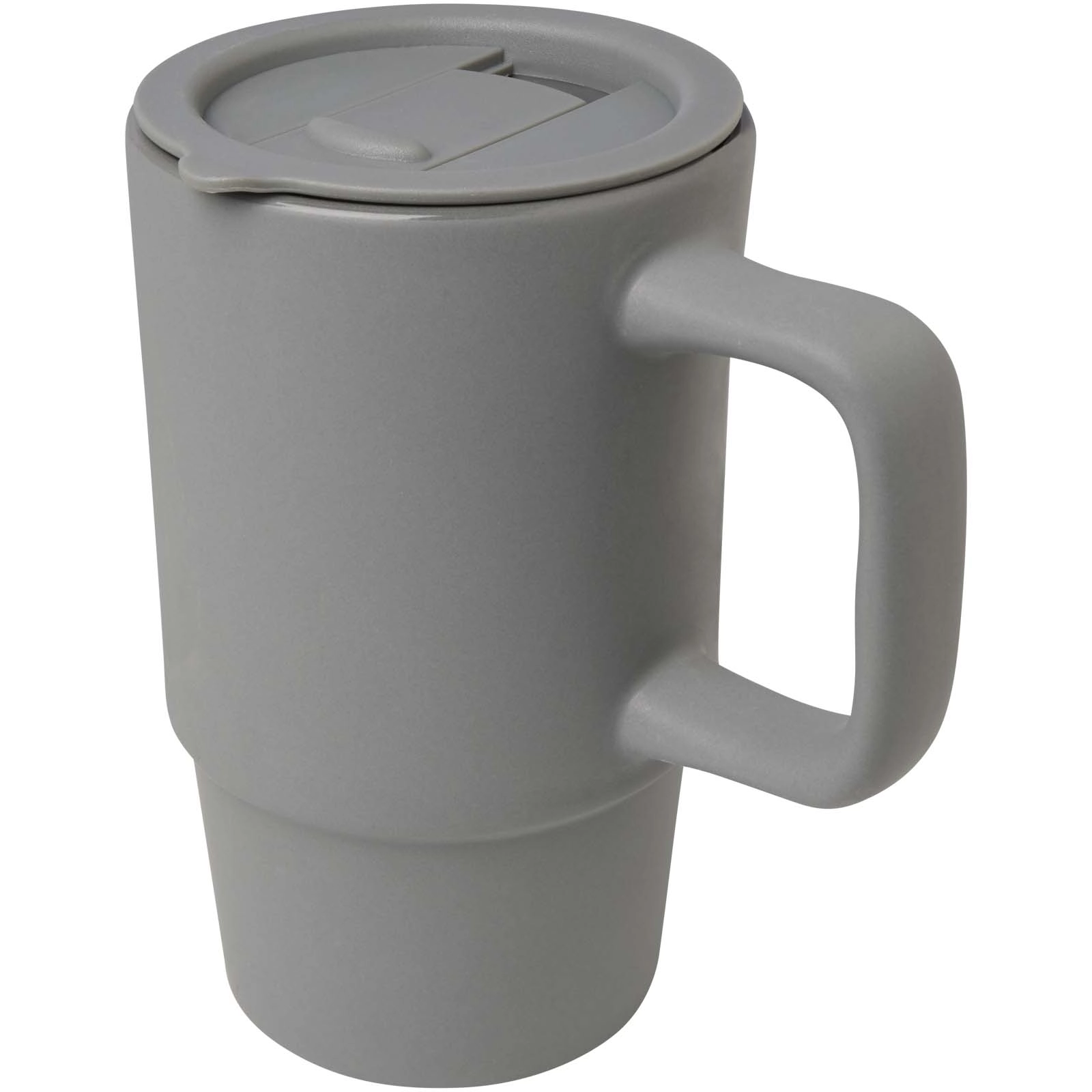 Immagine Tazza in ceramica da 450 ml con coperchio in plastica Carter