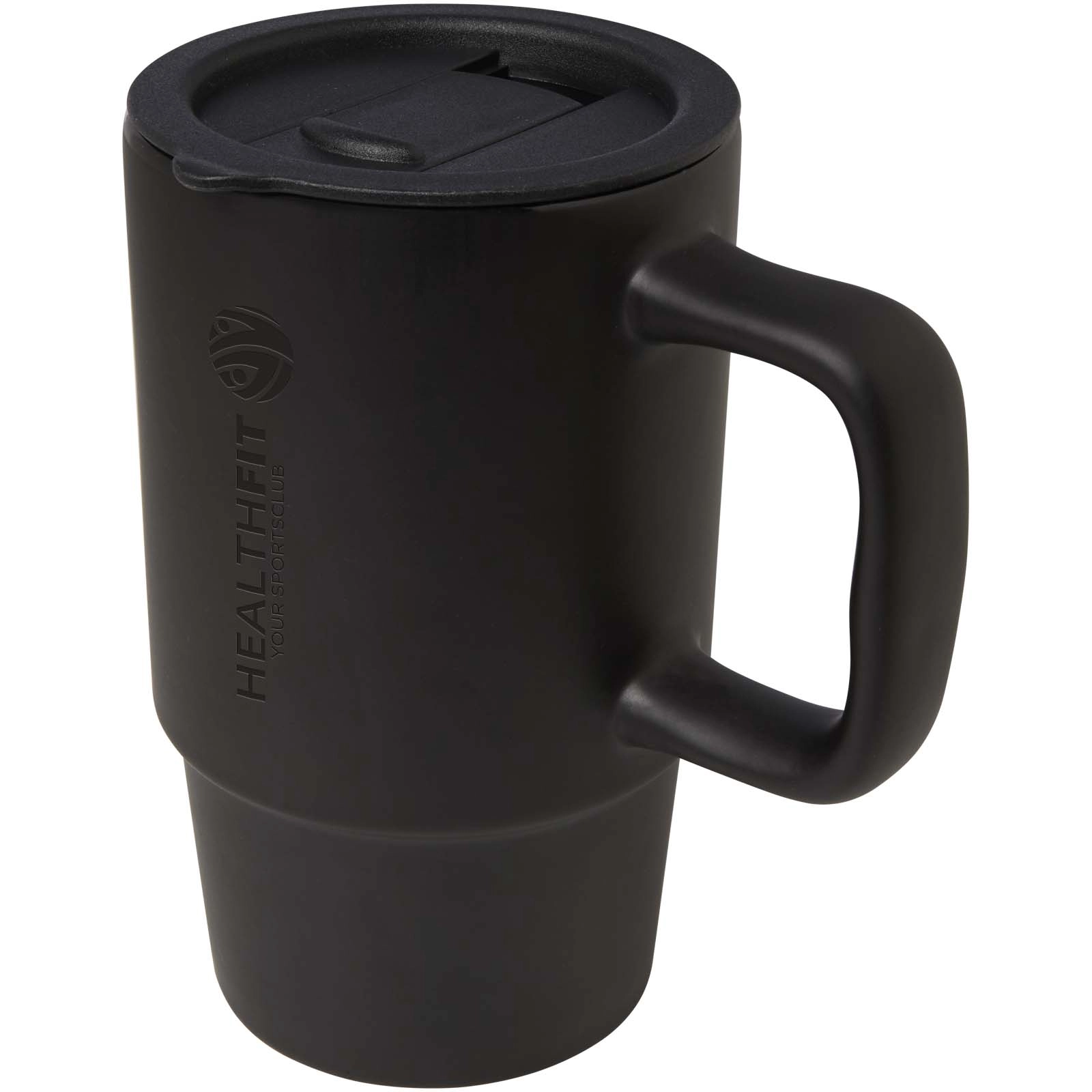 Immagine Tazza in ceramica da 450 ml con coperchio in plastica Carter