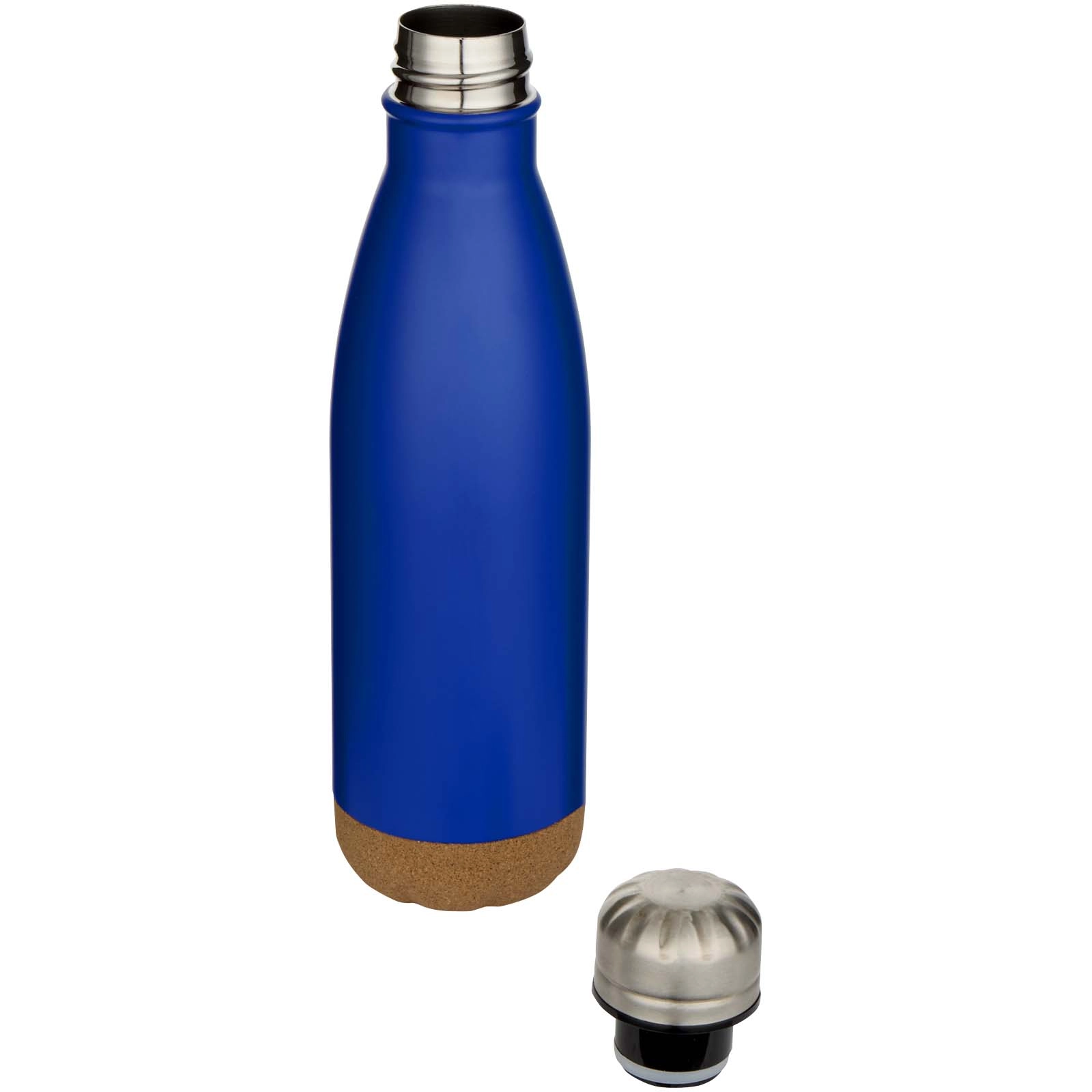 Immagine Borraccia termica in acciaio inossidabile a doppia parete isolamento sottovuoto da 500 ml con dettagli in sughero Cove