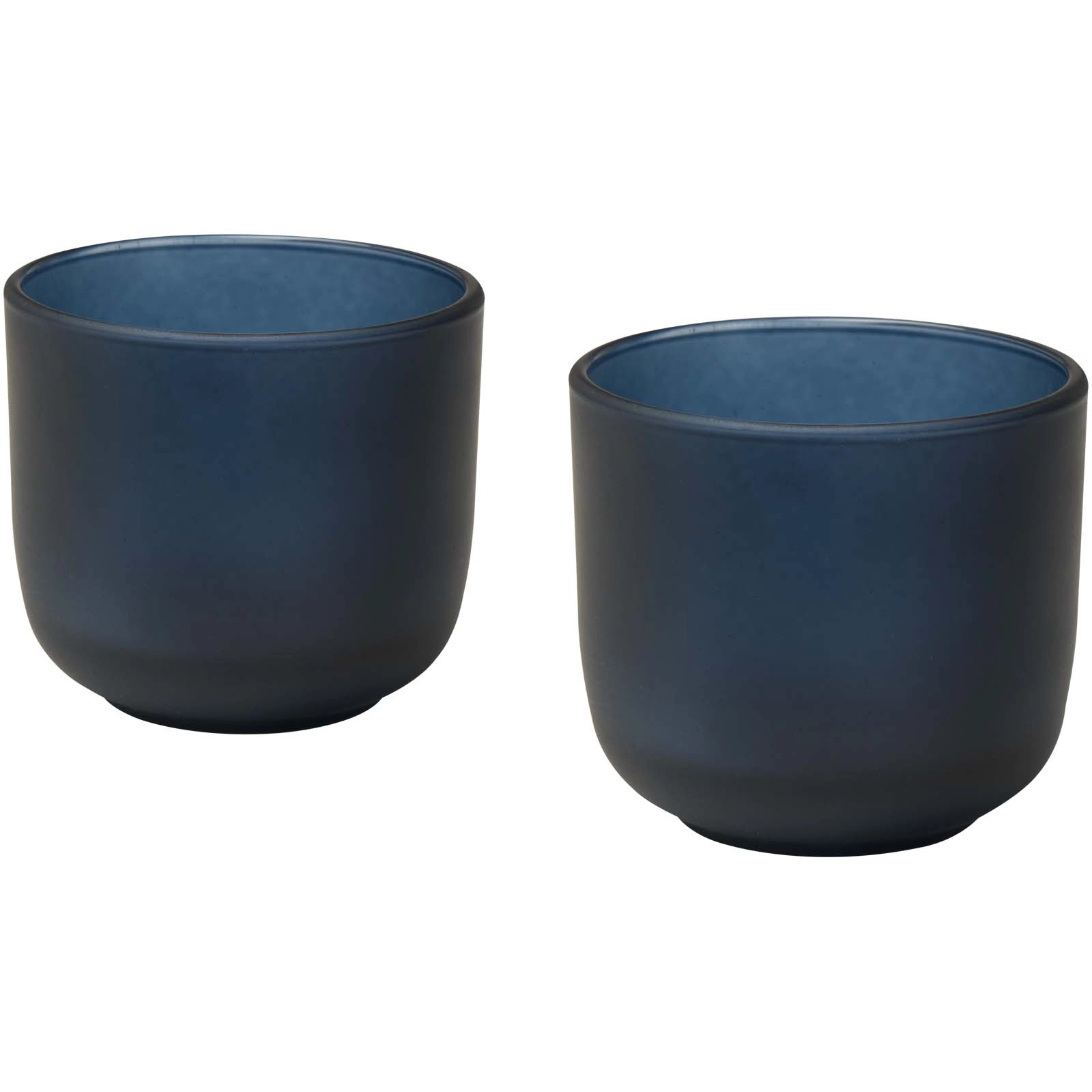 Immagine Set di 2 bicchieri in vetro con finitura opaca da 200 ml Male