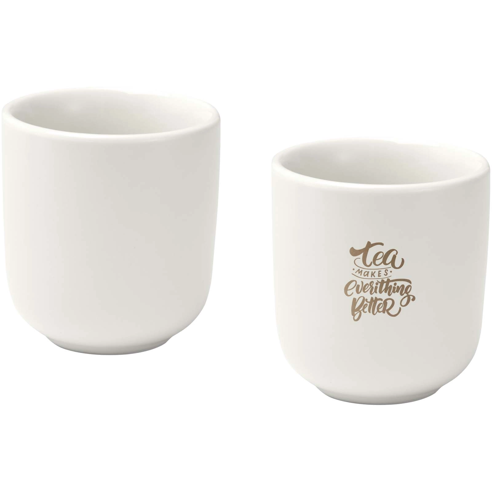 Immagine Set di 2 tazzine per espresso in ceramica con finitura opaca da 90 ml Male
