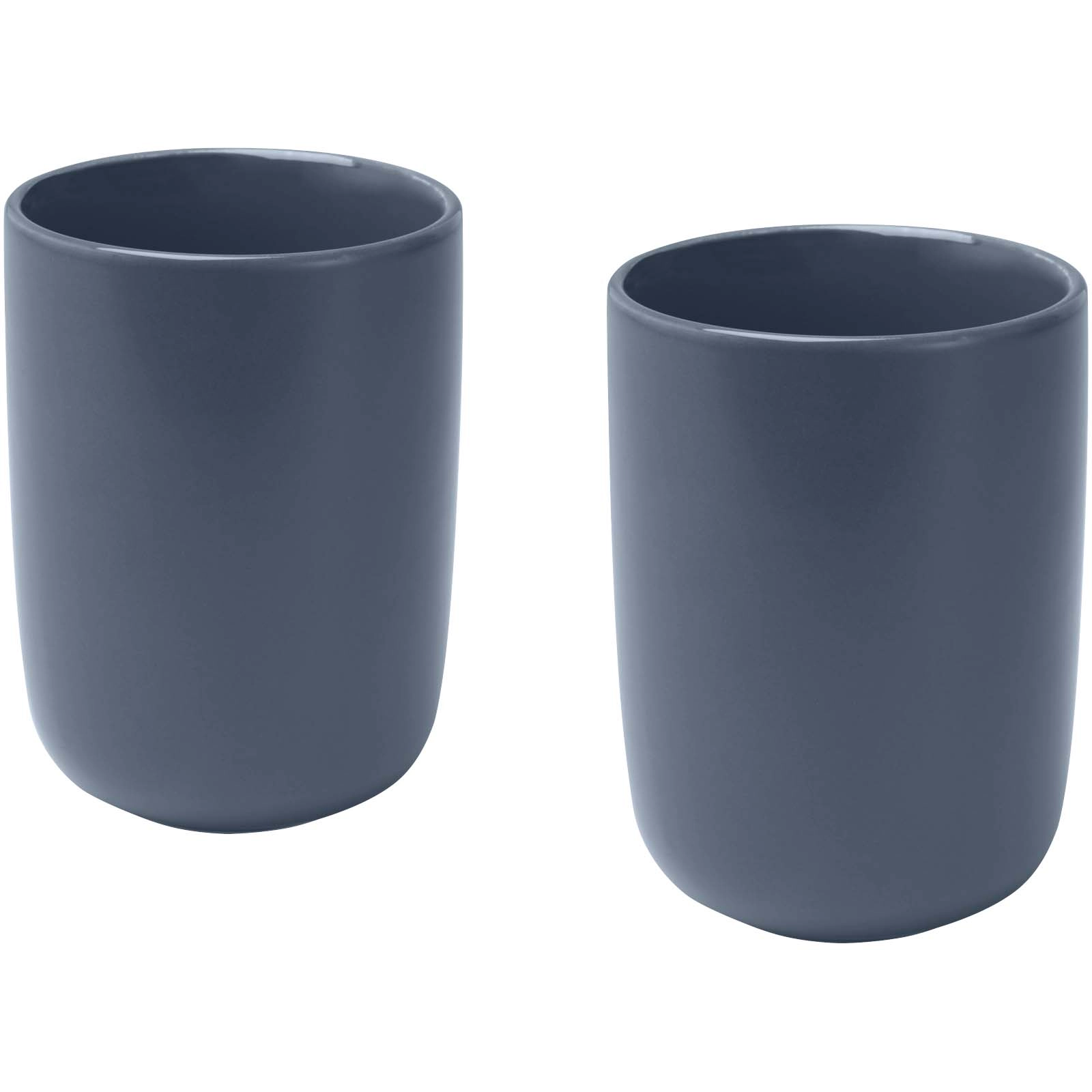 Immagine Set di 2 bicchieri in ceramica con finitura opaca da 350 ml Male