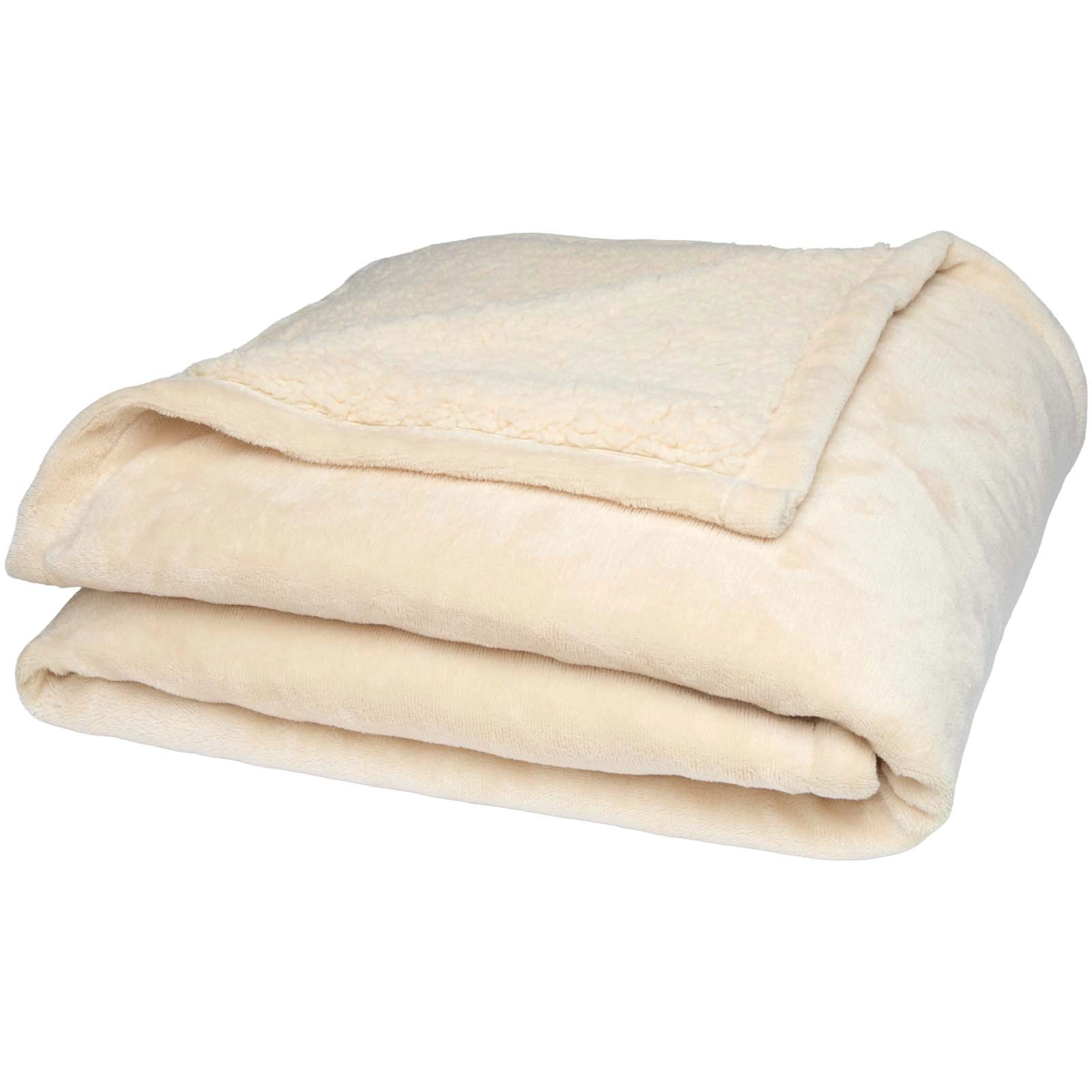 Immagine Coperta in sherpa riciclato certificato GRS Ashen 