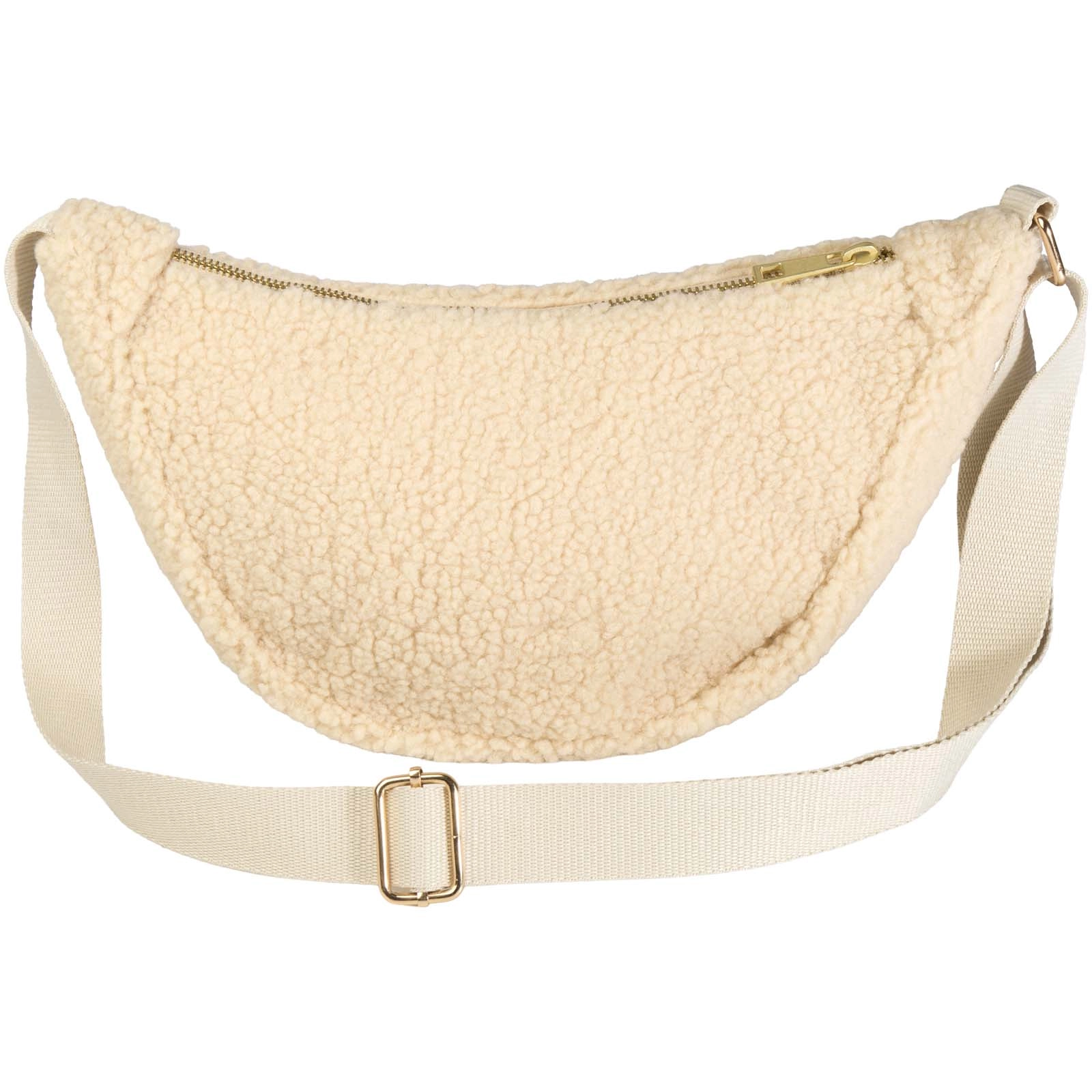 Immagine Borsa a tracolla in sherpa riciclato certificato GRS da 3 litri Bear