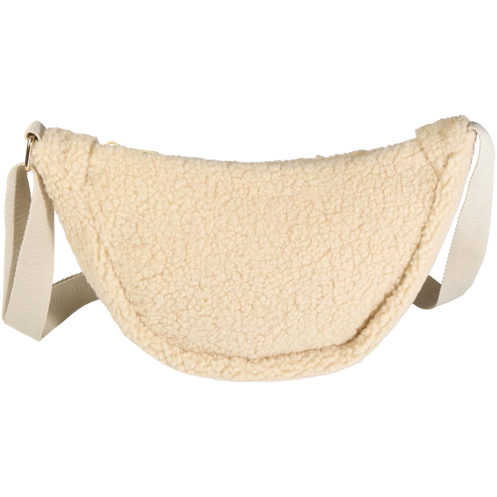 Immagine Borsa a tracolla in sherpa riciclato certificato GRS da 3 litri Bear