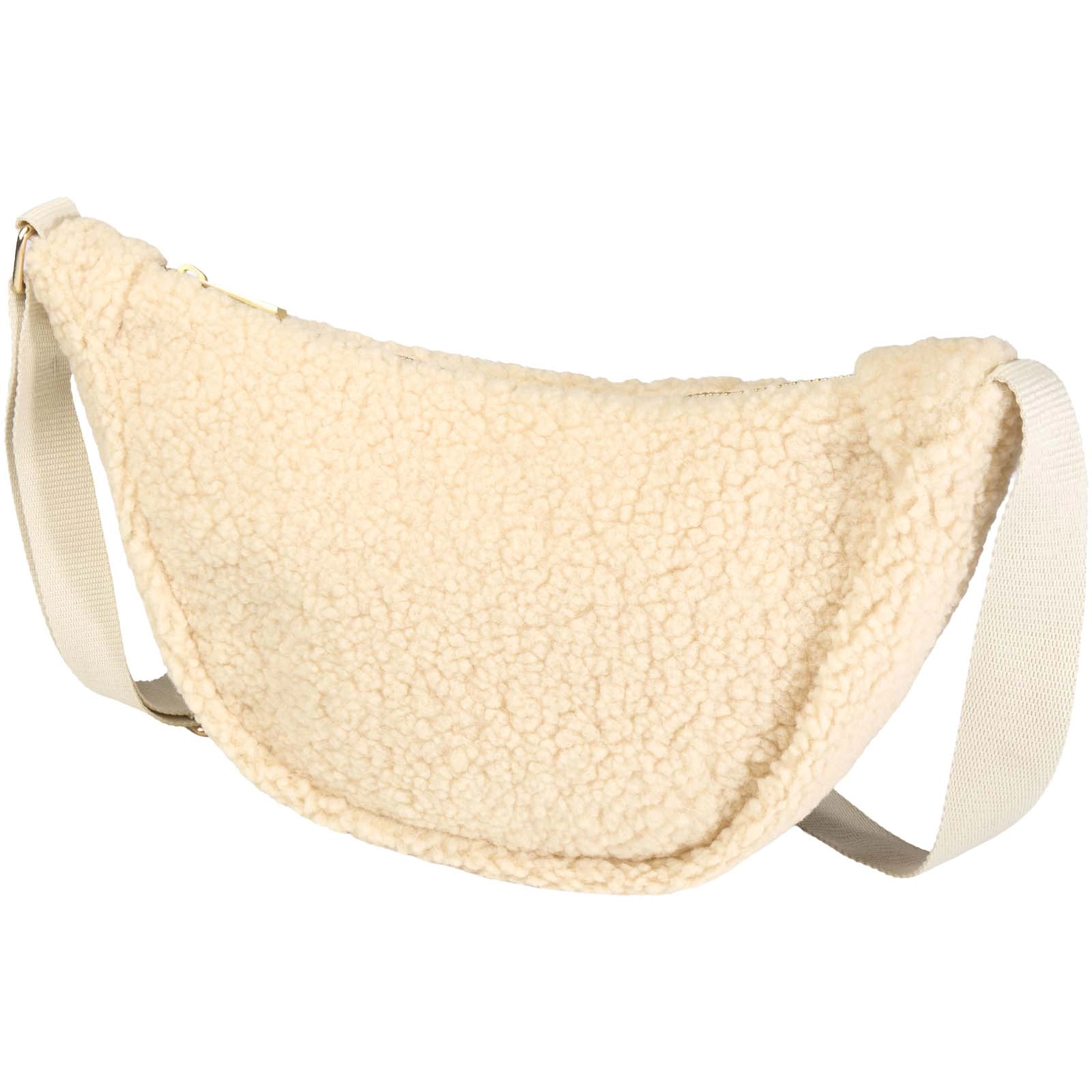 Immagine Borsa a tracolla in sherpa riciclato certificato GRS da 3 litri Bear
