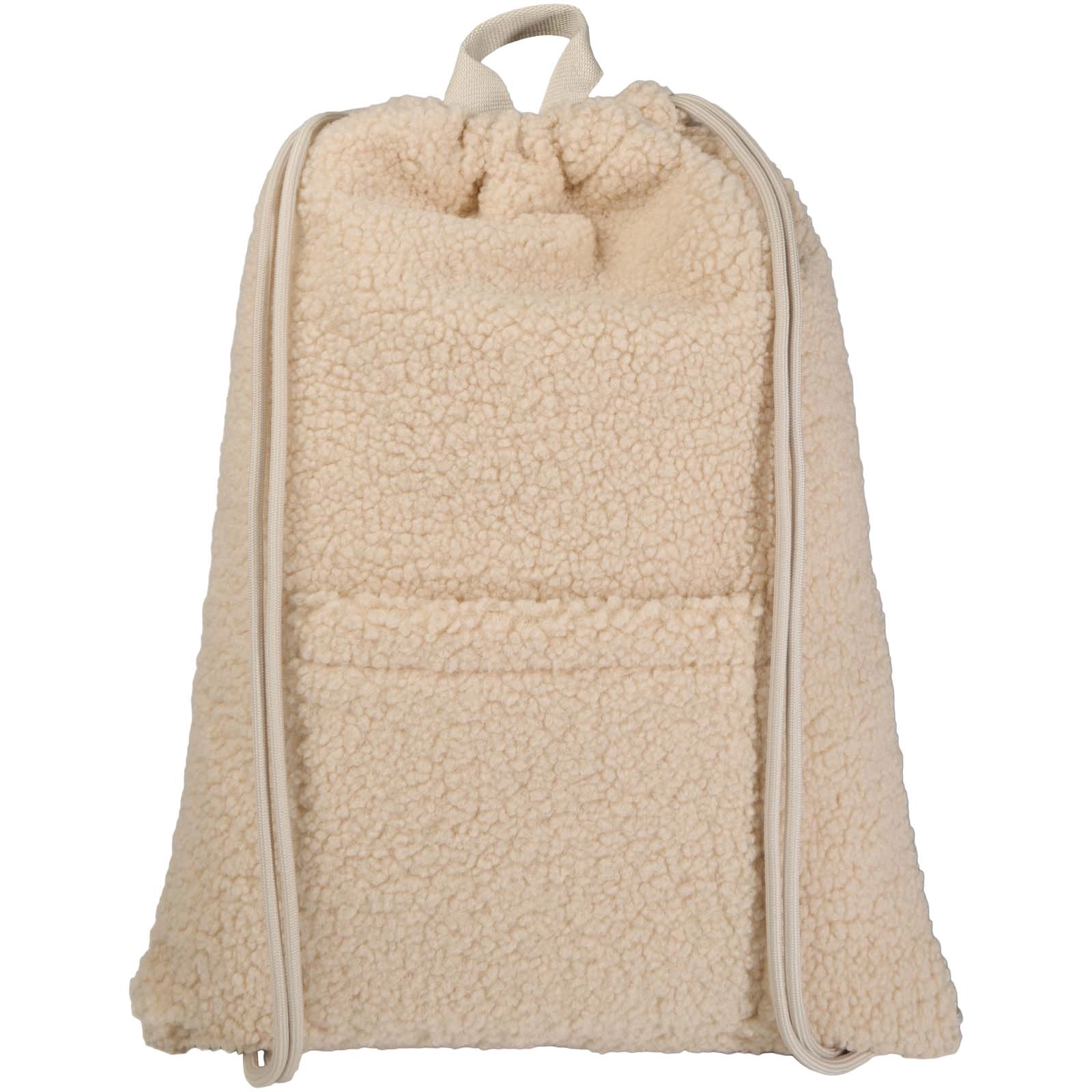 Immagine Zaino con cordoncino in sherpa riciclato certificato GRS da 9 litri Bear