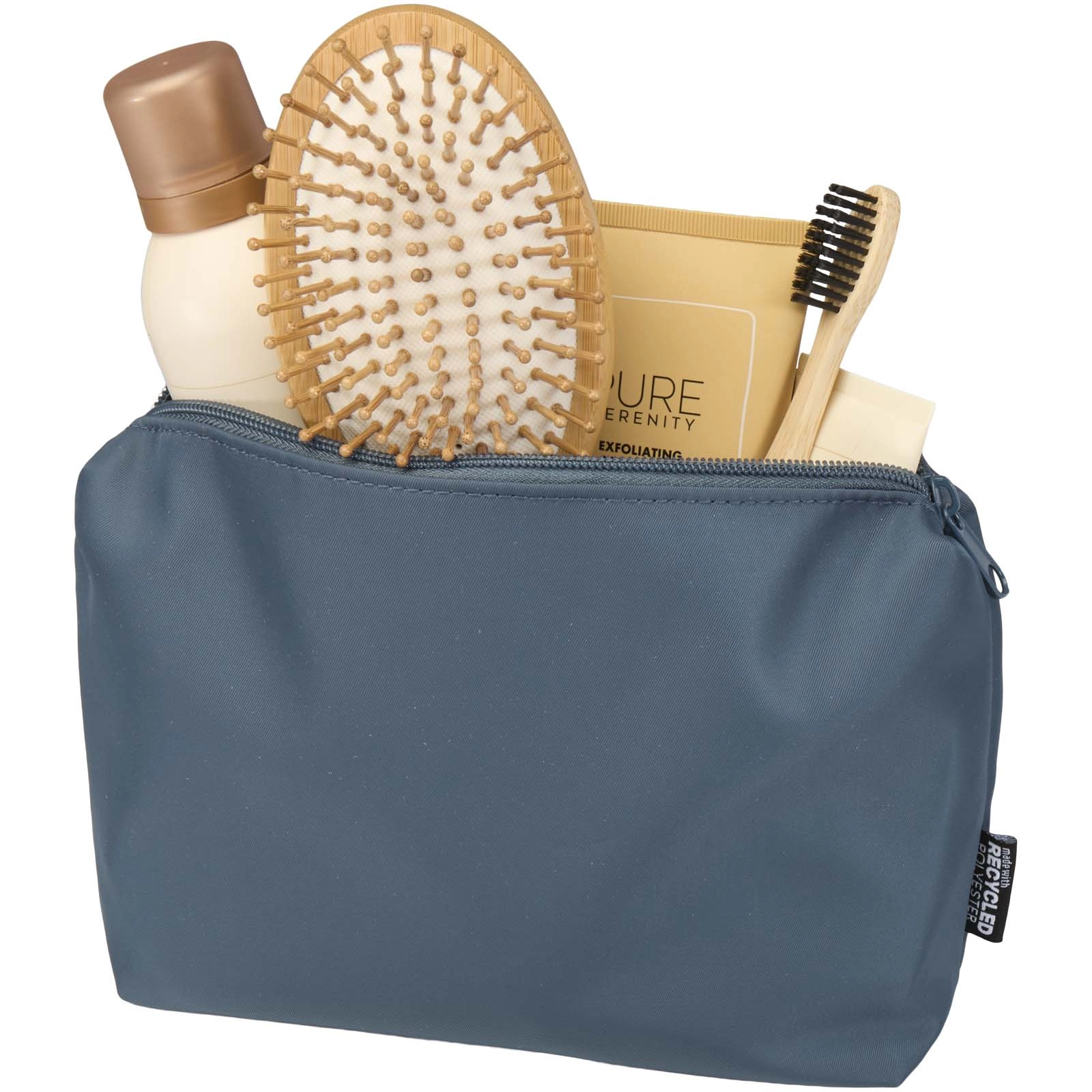 Immagine Beauty case da viaggio in materiale riciclato da 2 litri Trip Aware™