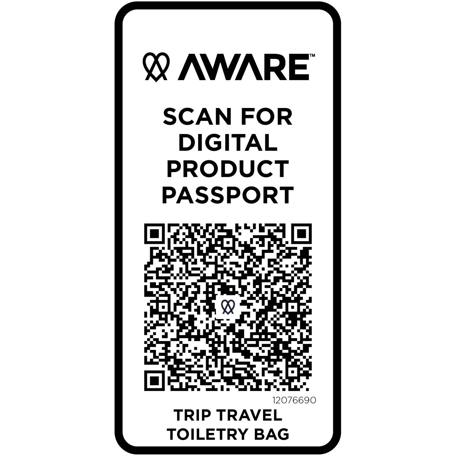 Immagine Beauty case in materiale riciclato da 6 litri Trip Aware™