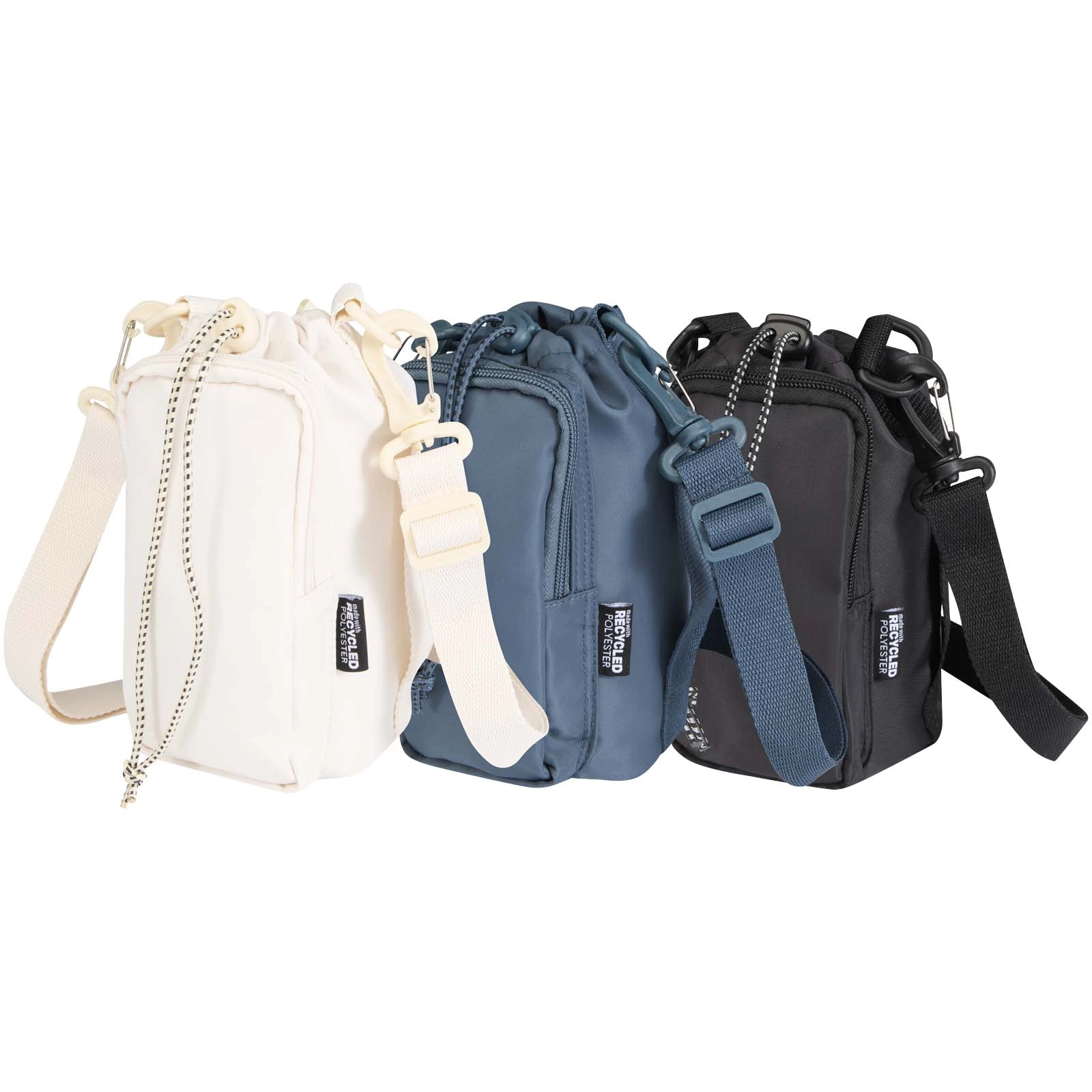 Immagine Borsa da viaggio per bottiglie in materiale riciclato da 2 litri Trip Aware™