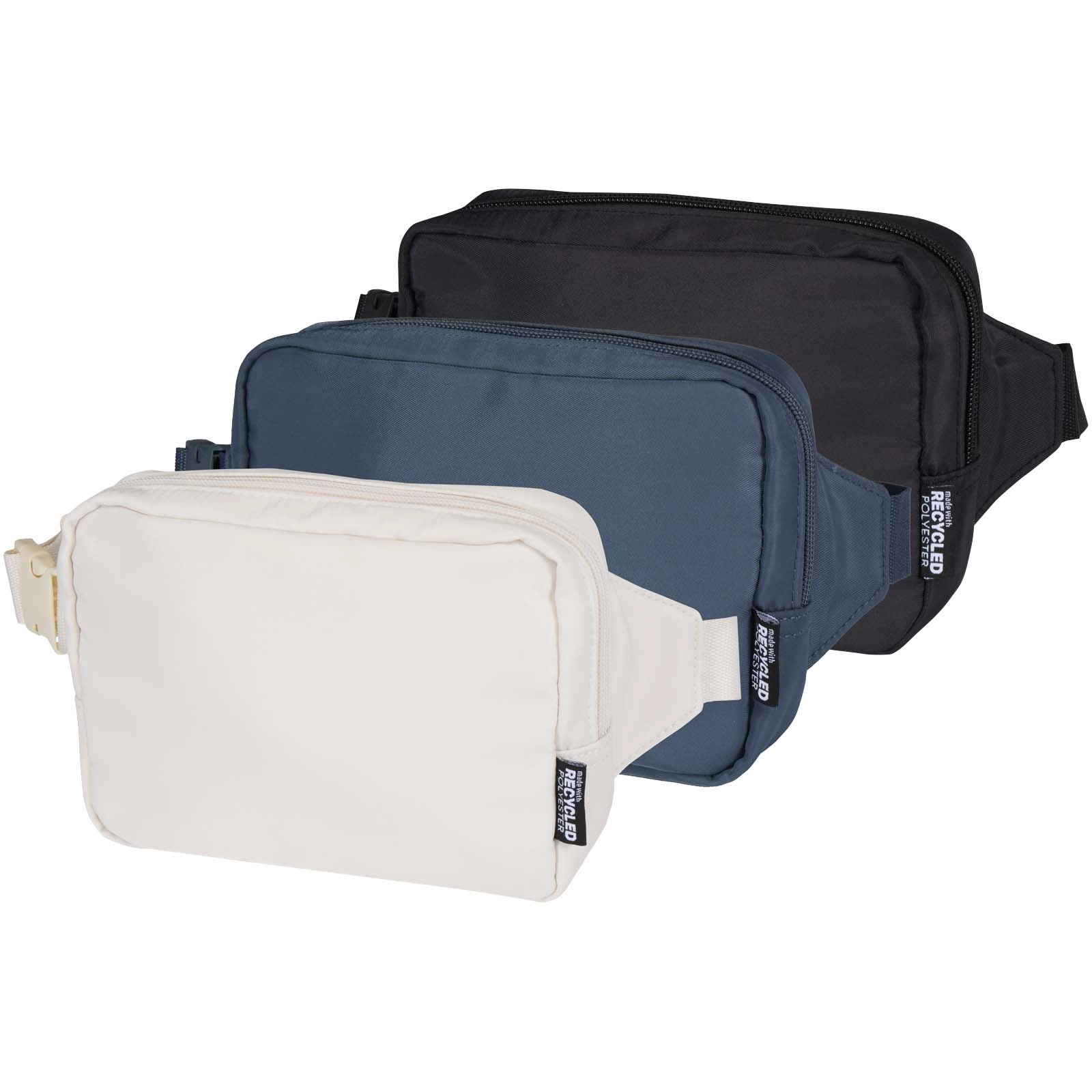 Immagine Borsa a tracolla da viaggio in materiale riciclato da 1 litro Trip Aware™