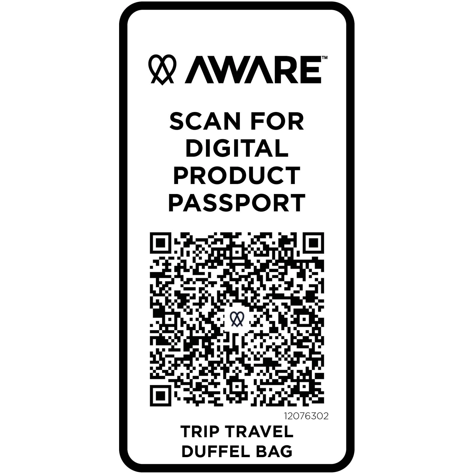 Immagine Borsone da viaggio in materiale riciclato da 42 litri Trip Aware™