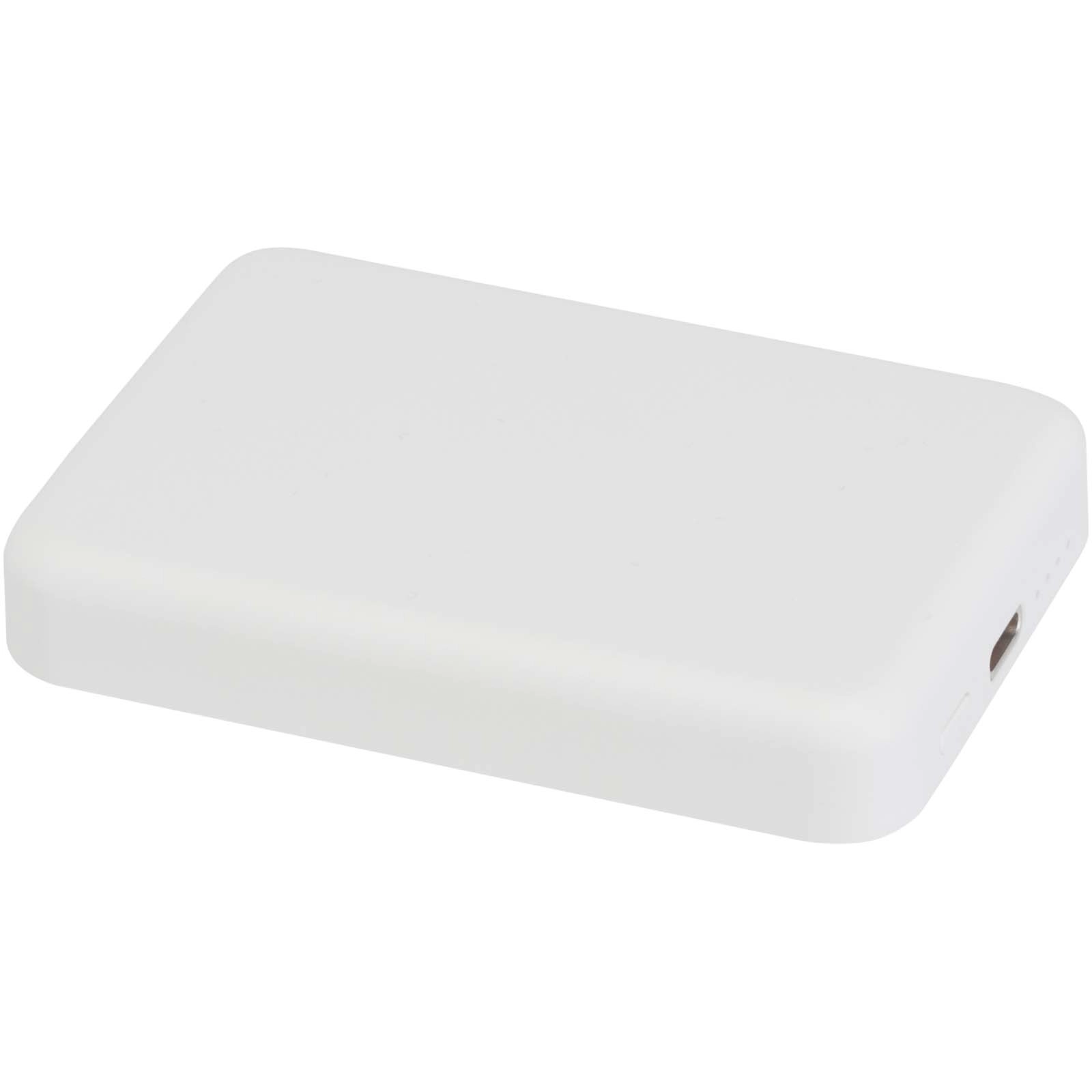 Immagine Power bank magnetico wireless da 5.000 mAh e 15 W con 20 W PD in plastica riciclata Acrab