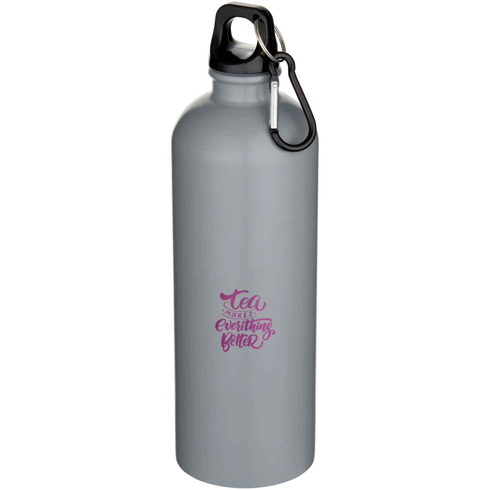 Immagine Borraccia da 750 ml in acciaio inossidabile riciclato RCS a parete singola con moschettone Oregon